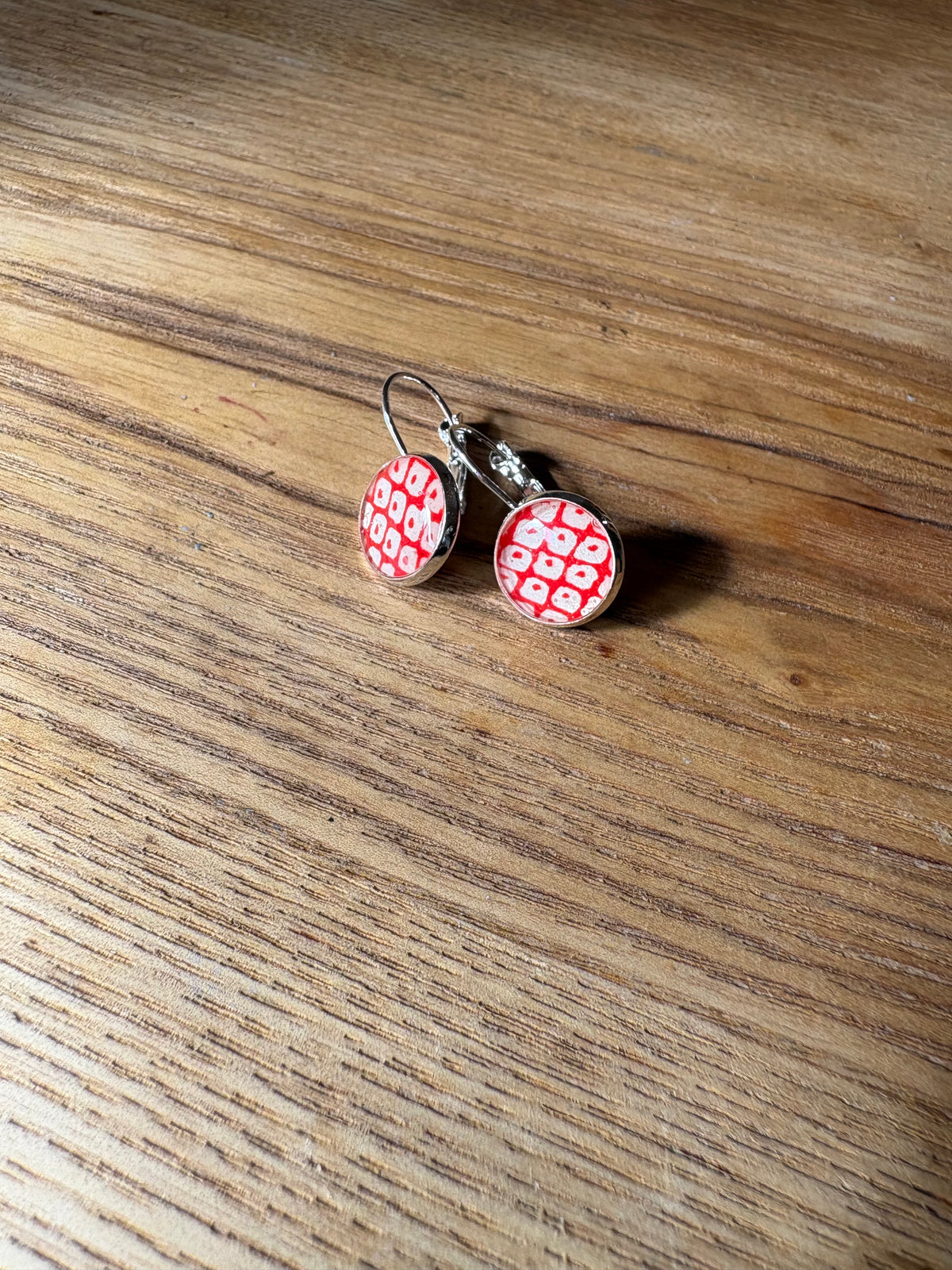 Japanese paper Resin earrings