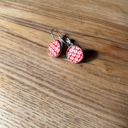 Japanese paper Resin earrings