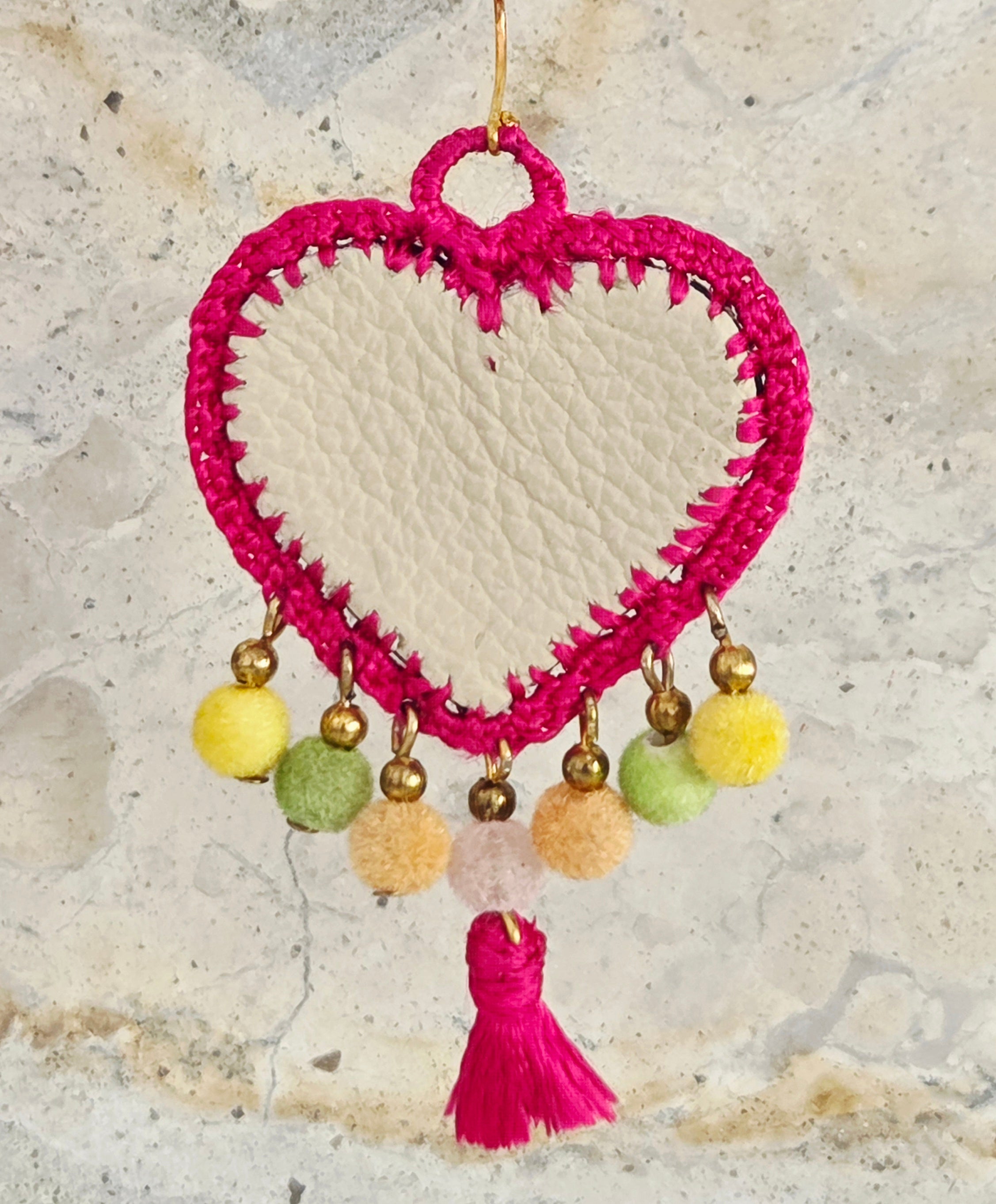Mexican Heart Earrings