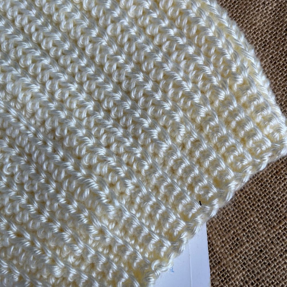 Handmade crochet baby jumper | super soft | offwhite-cream | newborn