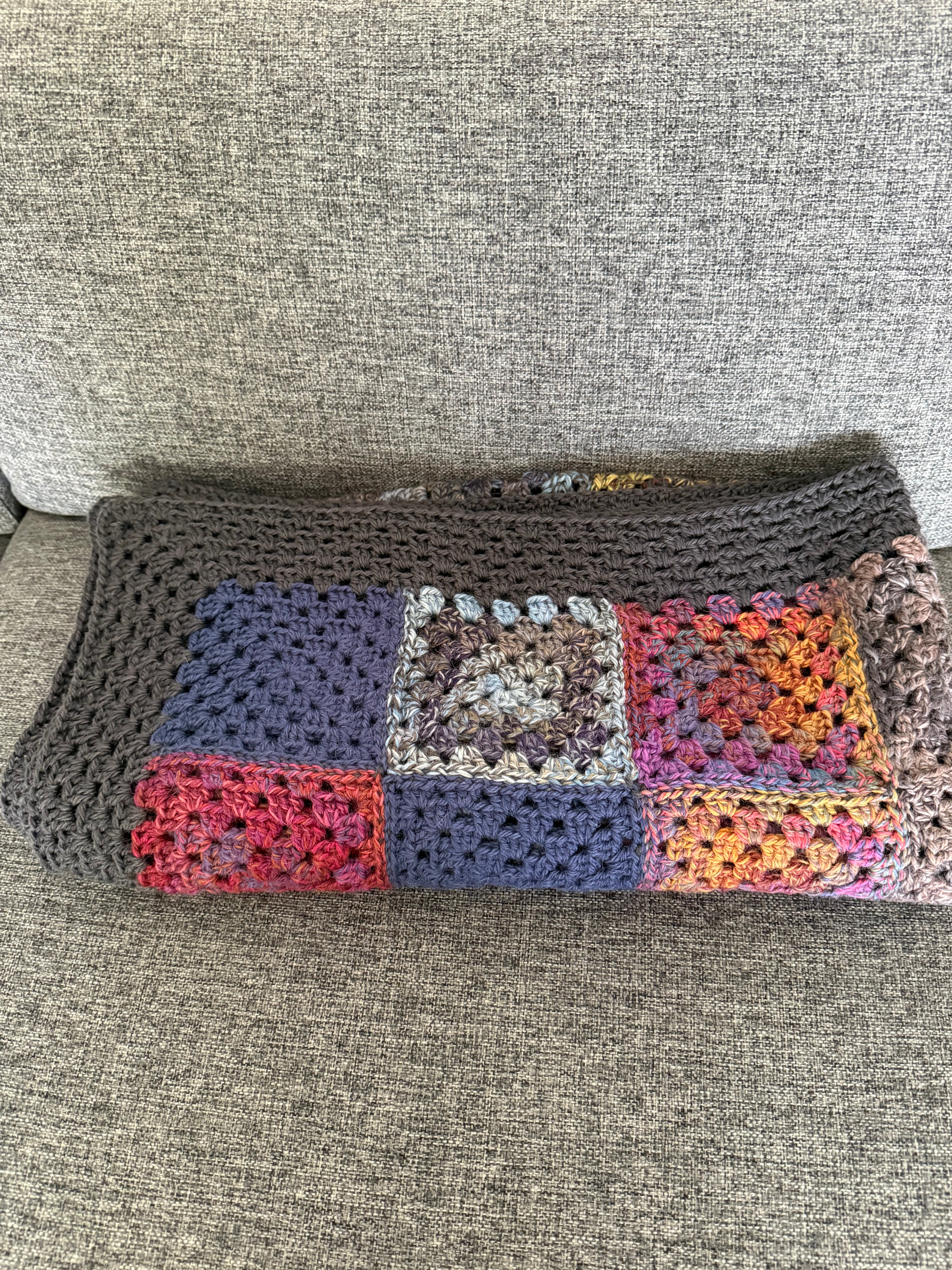 Granny square blanket