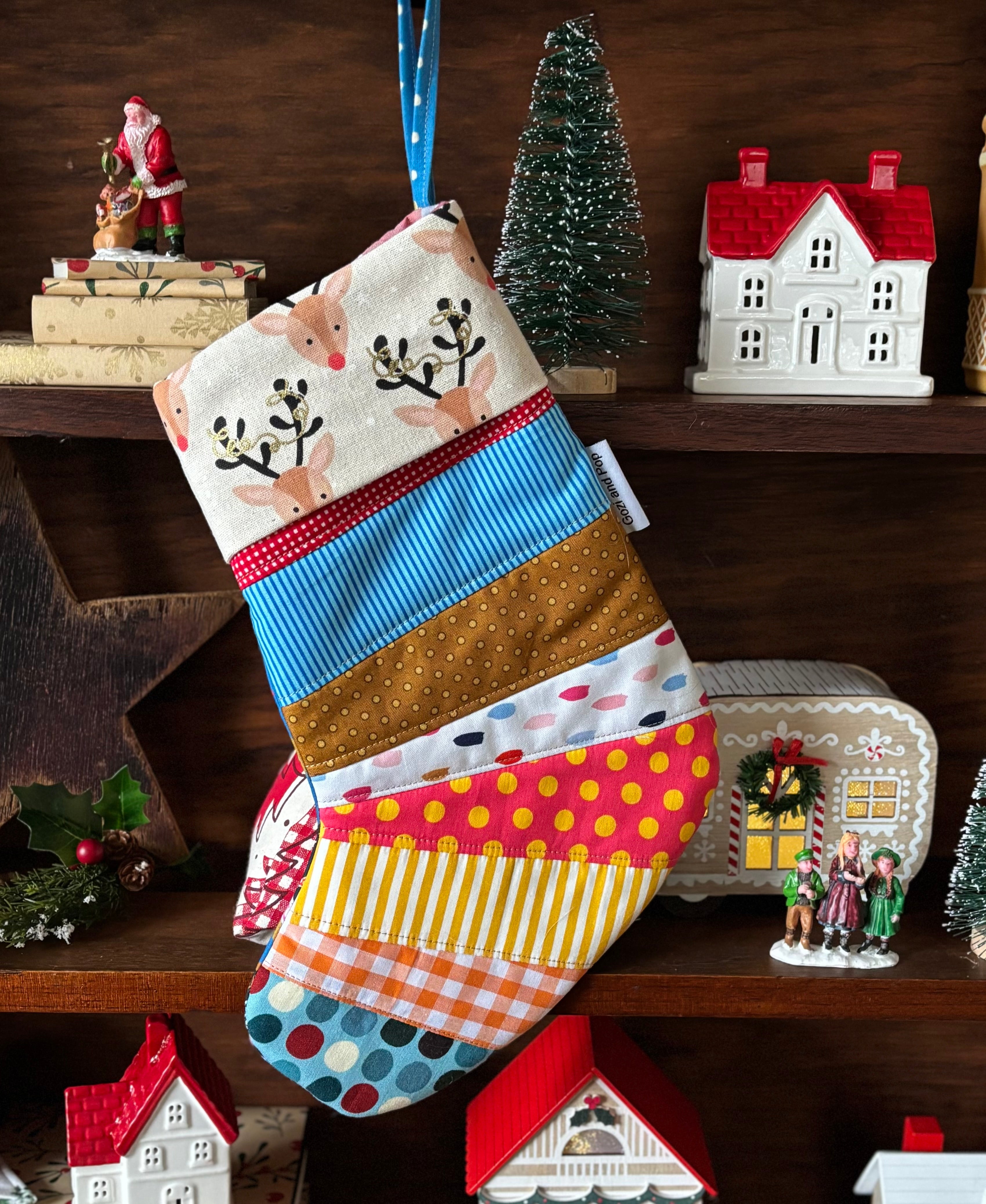 Christmas Santa Stocking Small Size