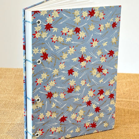 Layflat Coptic Stitch Journal with Japanese Paper Cover