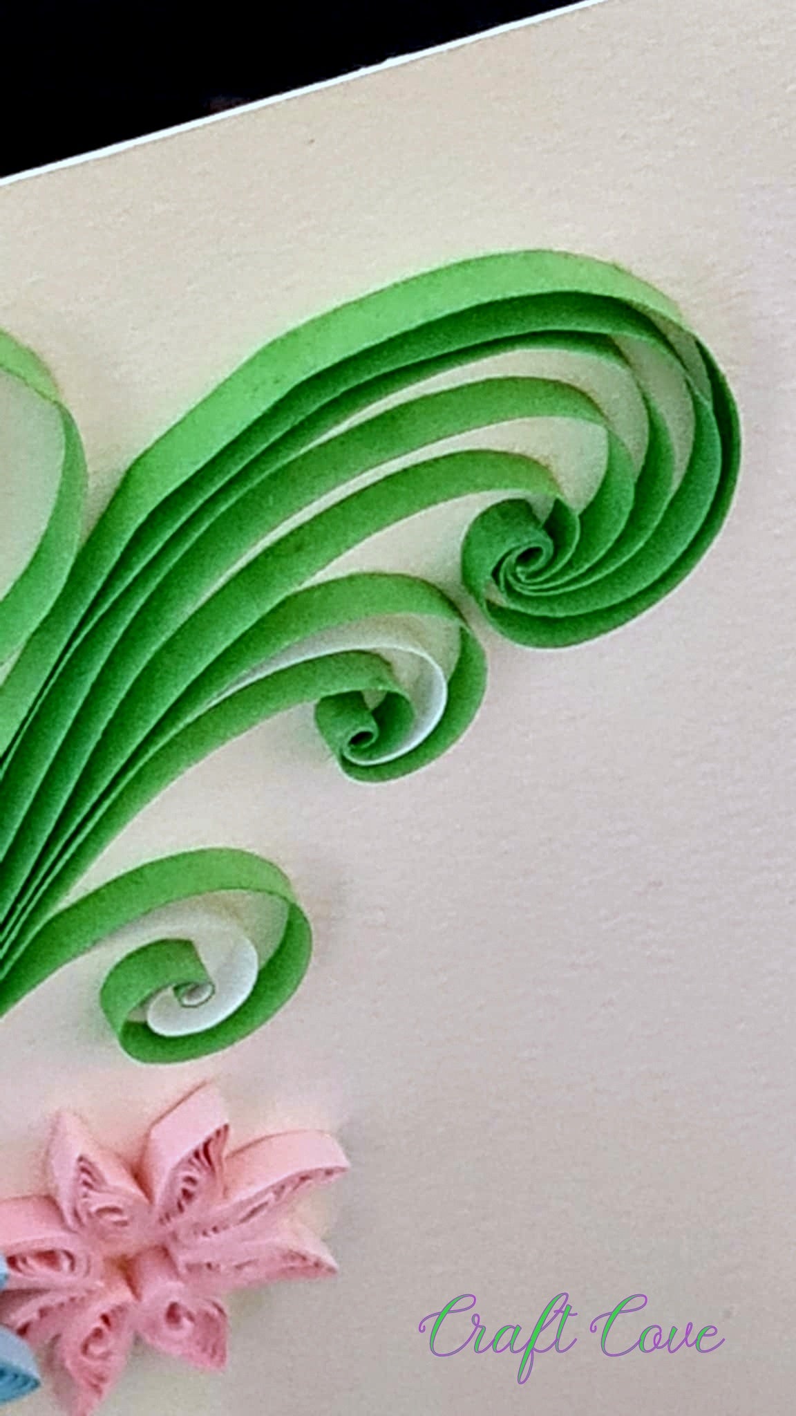 Handmade Quilled Greeting Card – Blank Inside – Choice of 2 Designs