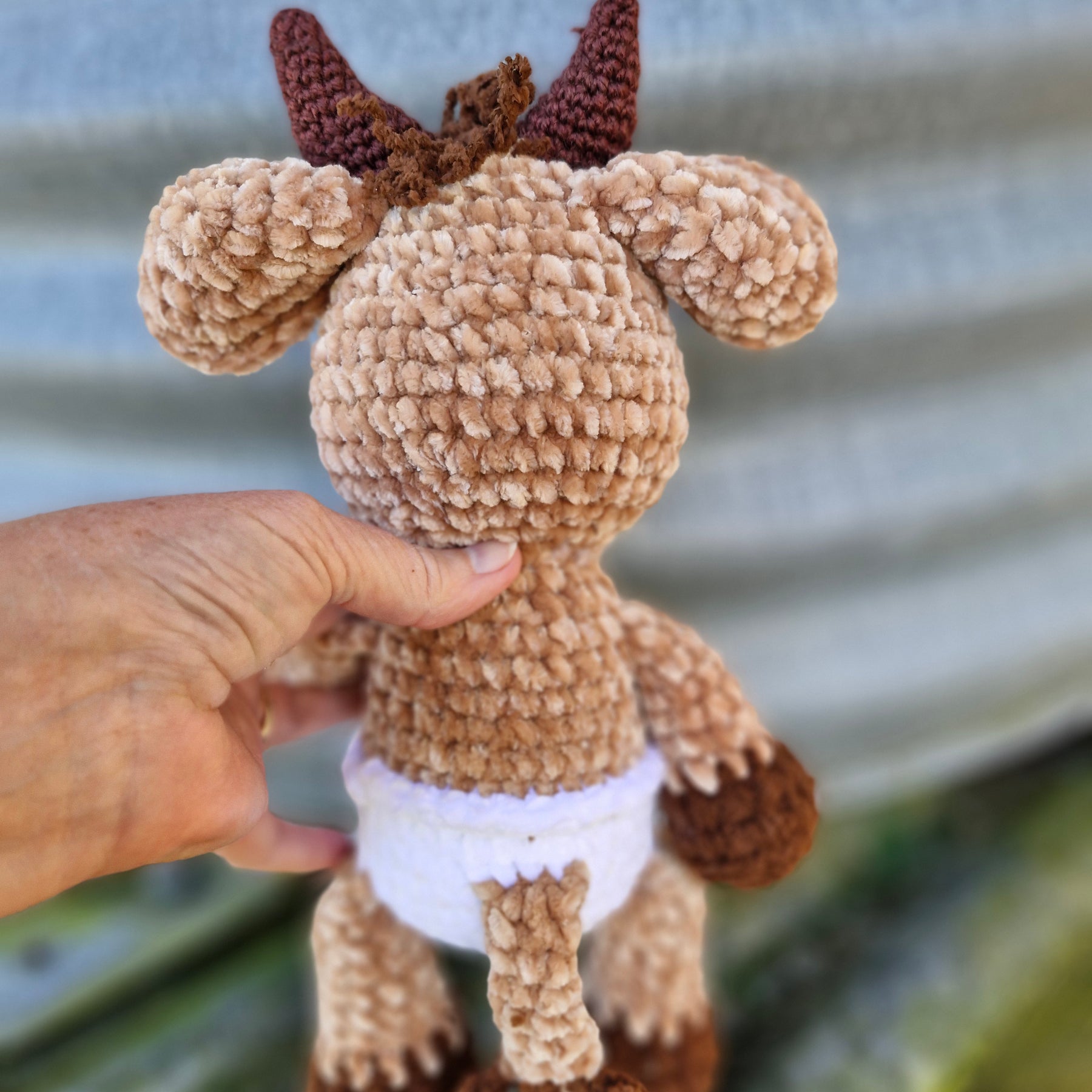 Adorable Crochet BABY HIGHLAND COW / BULL