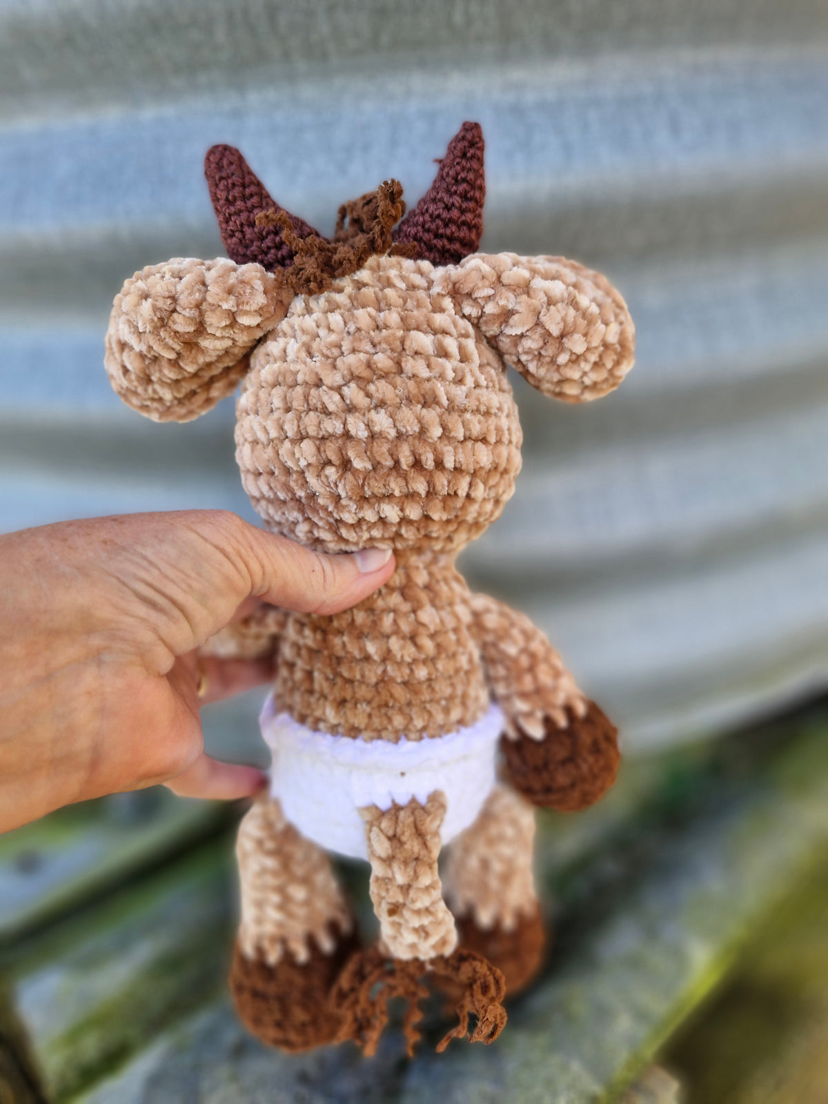 Adorable Crochet BABY HIGHLAND COW / BULL
