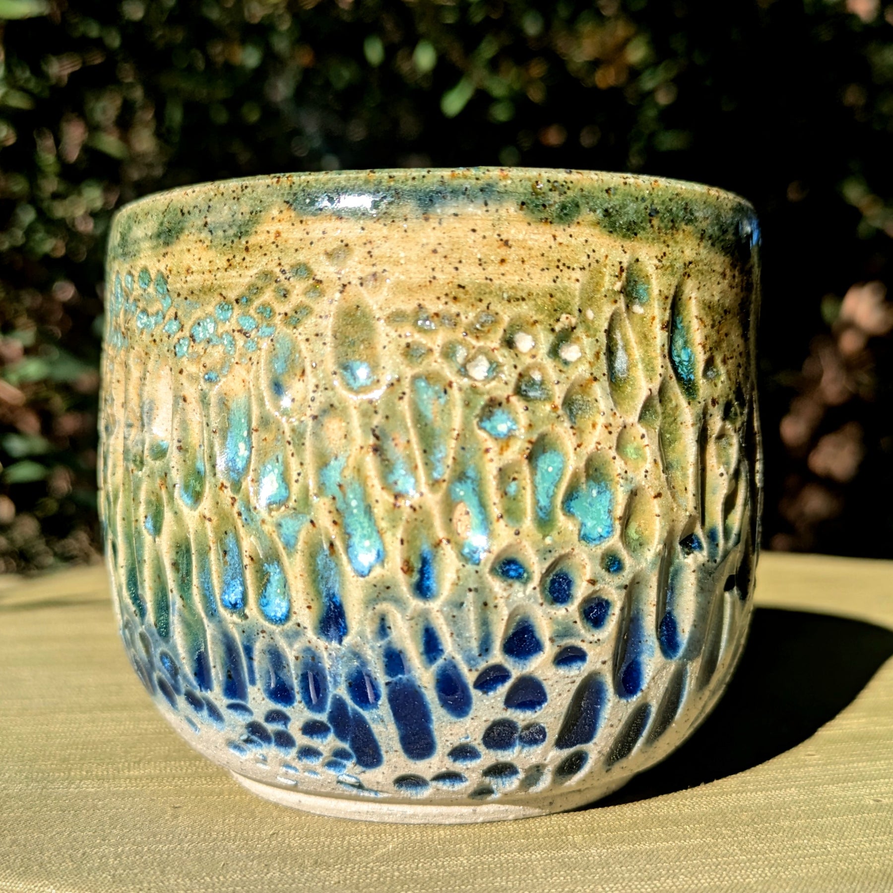 Organic textured cup