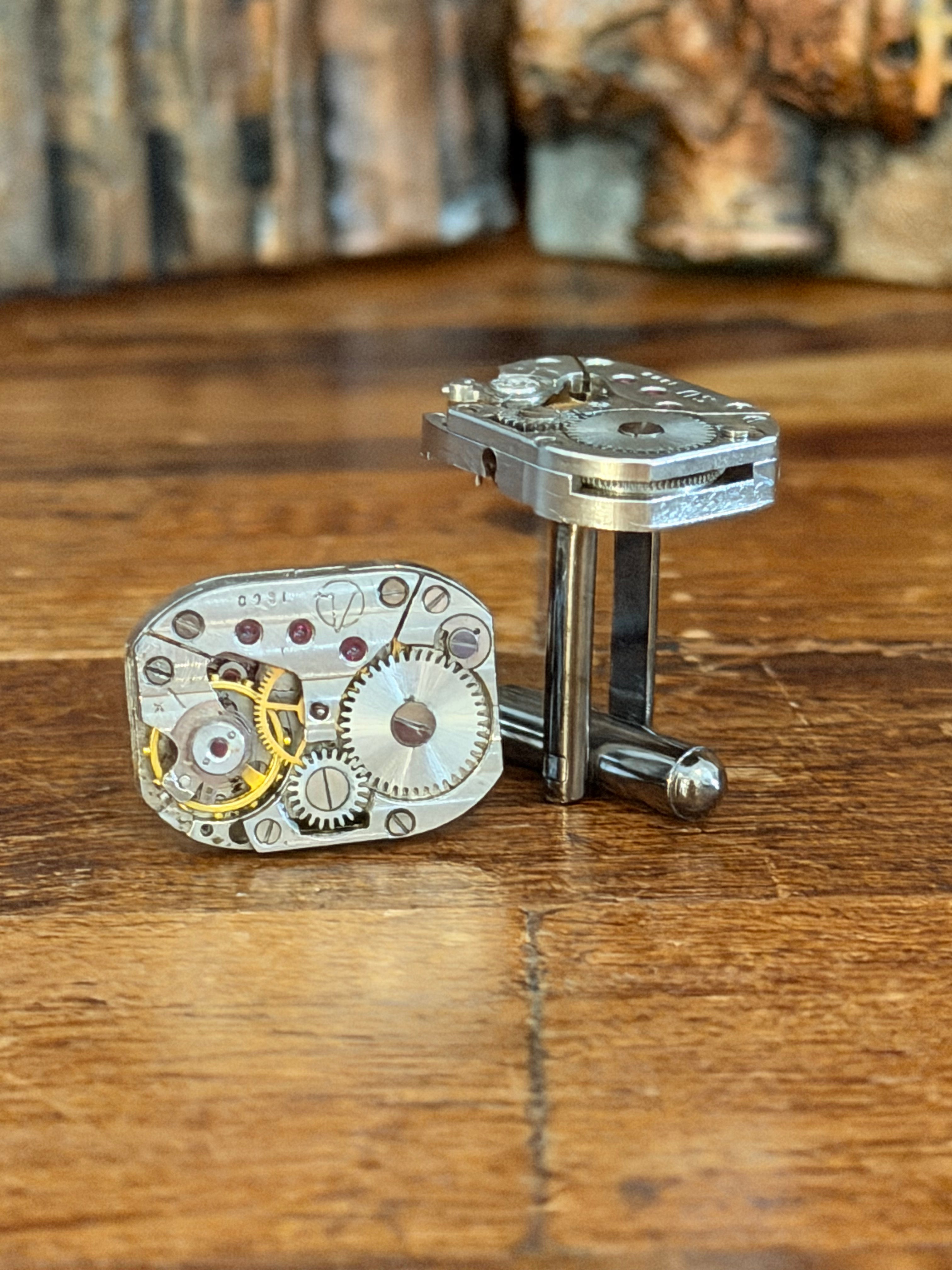 Steampunk Watch Movement Cufflinks