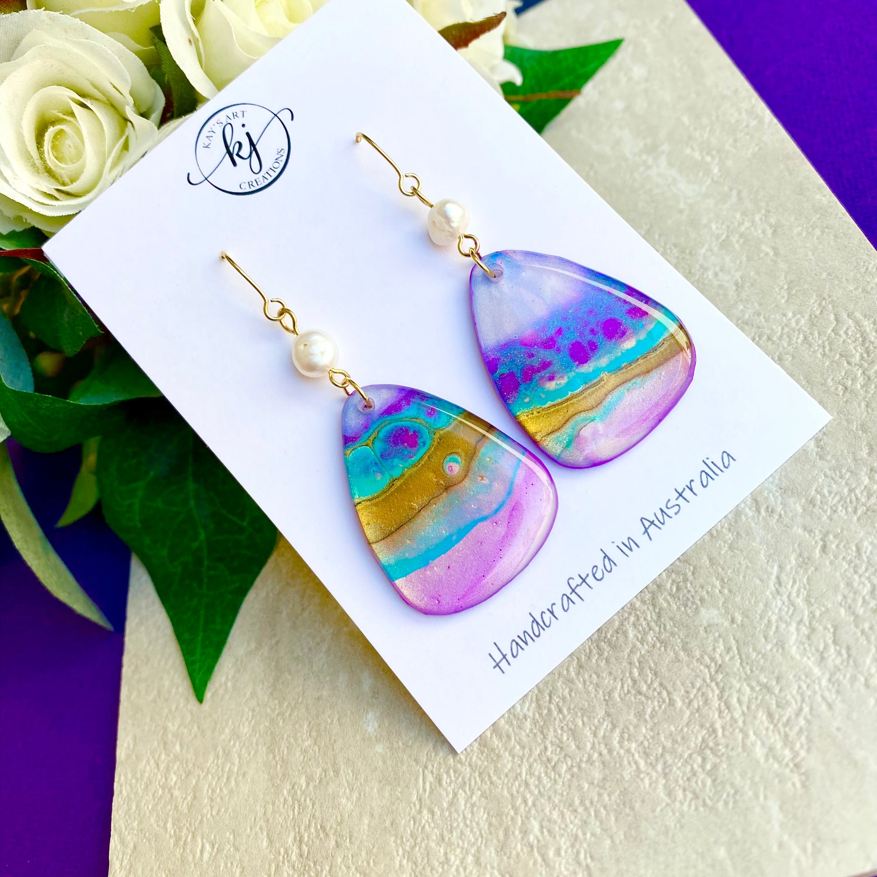SOLD Freshwater Pearl Collection Dangle Earrings