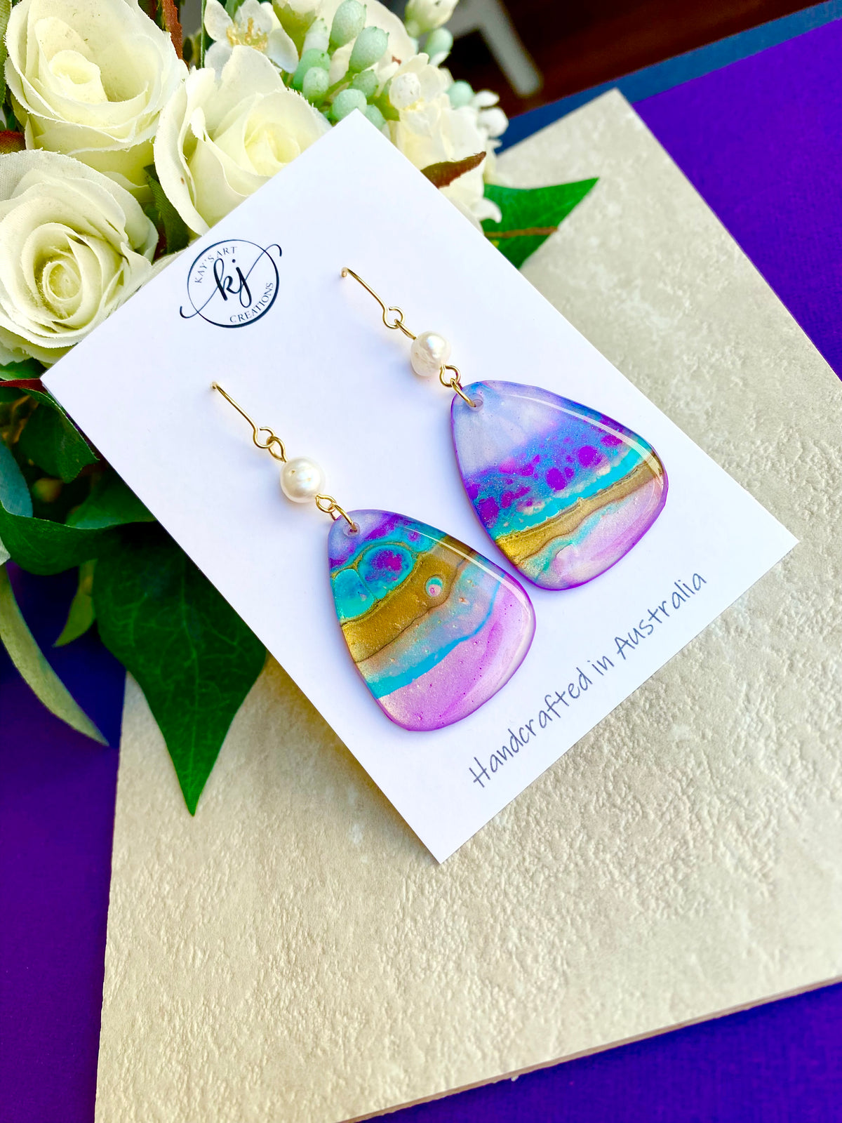 SOLD Freshwater Pearl Collection Dangle Earrings