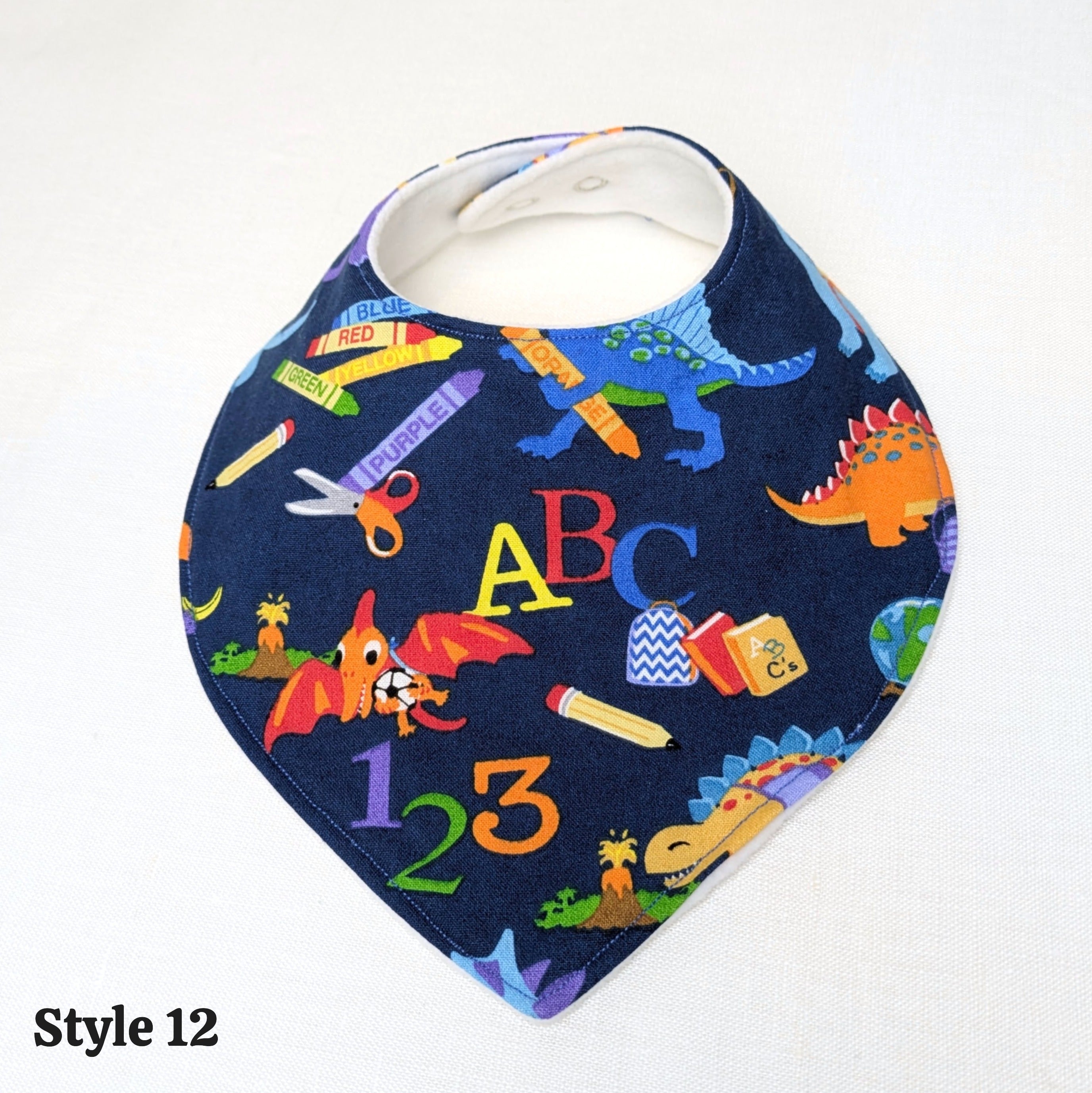 Handmade Dribble Bibs | Extra Absorbency Layer | sized 0-4yrs