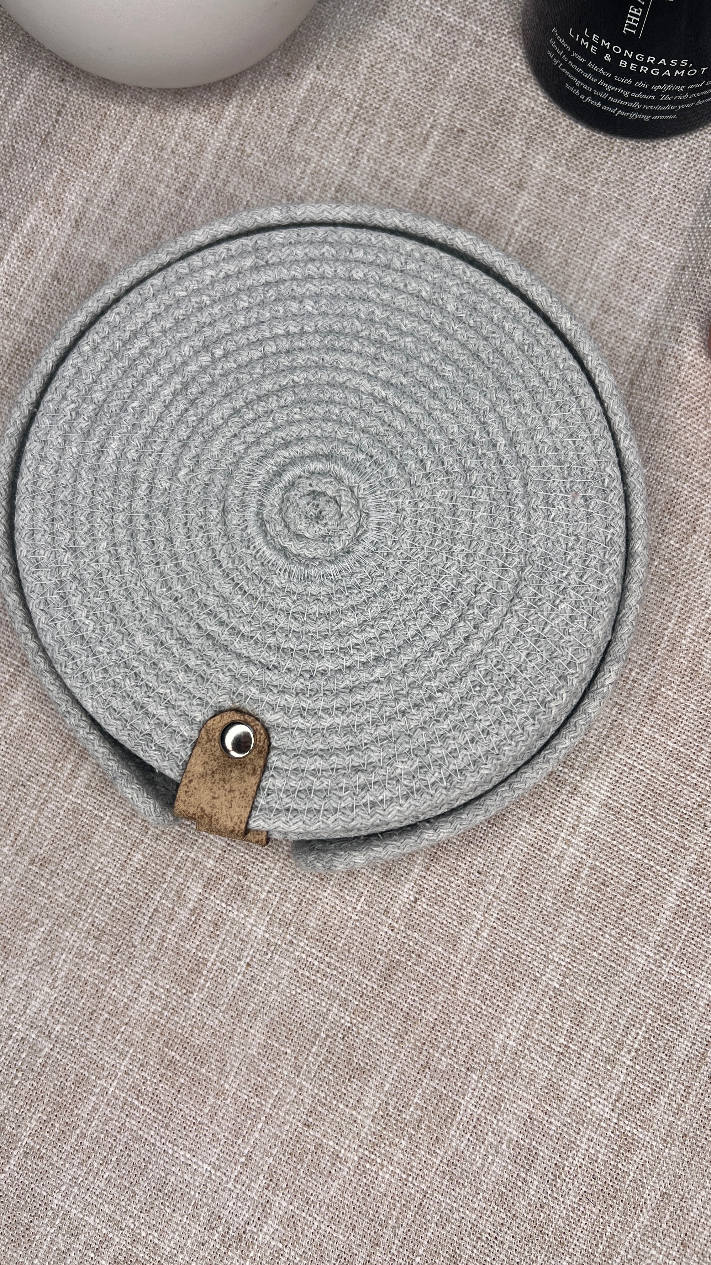 Grey Rope Coaster Set – Set of 4