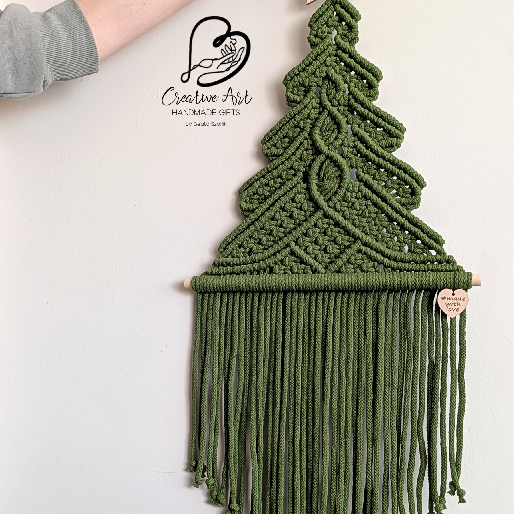 Macrame Christmas Tree wall hanging
