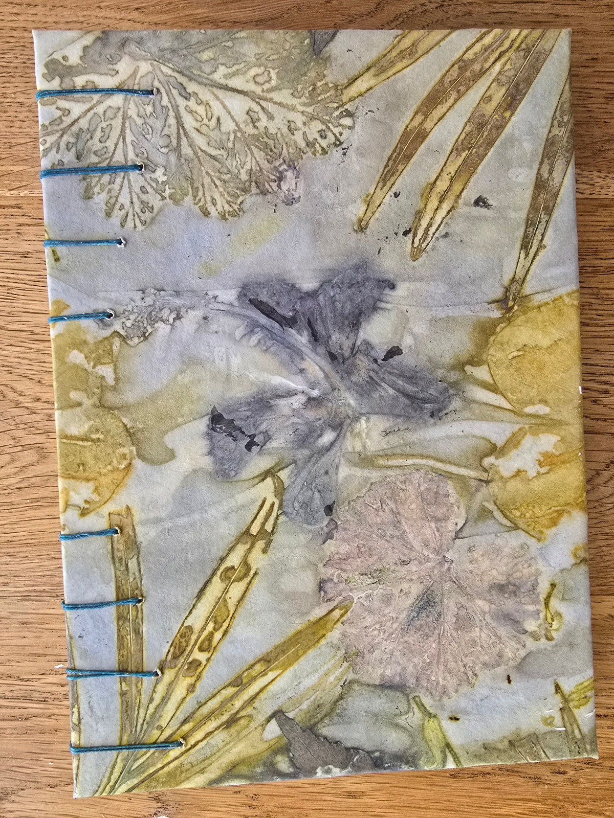 Hibiscus in Blue - Eco Print Journal