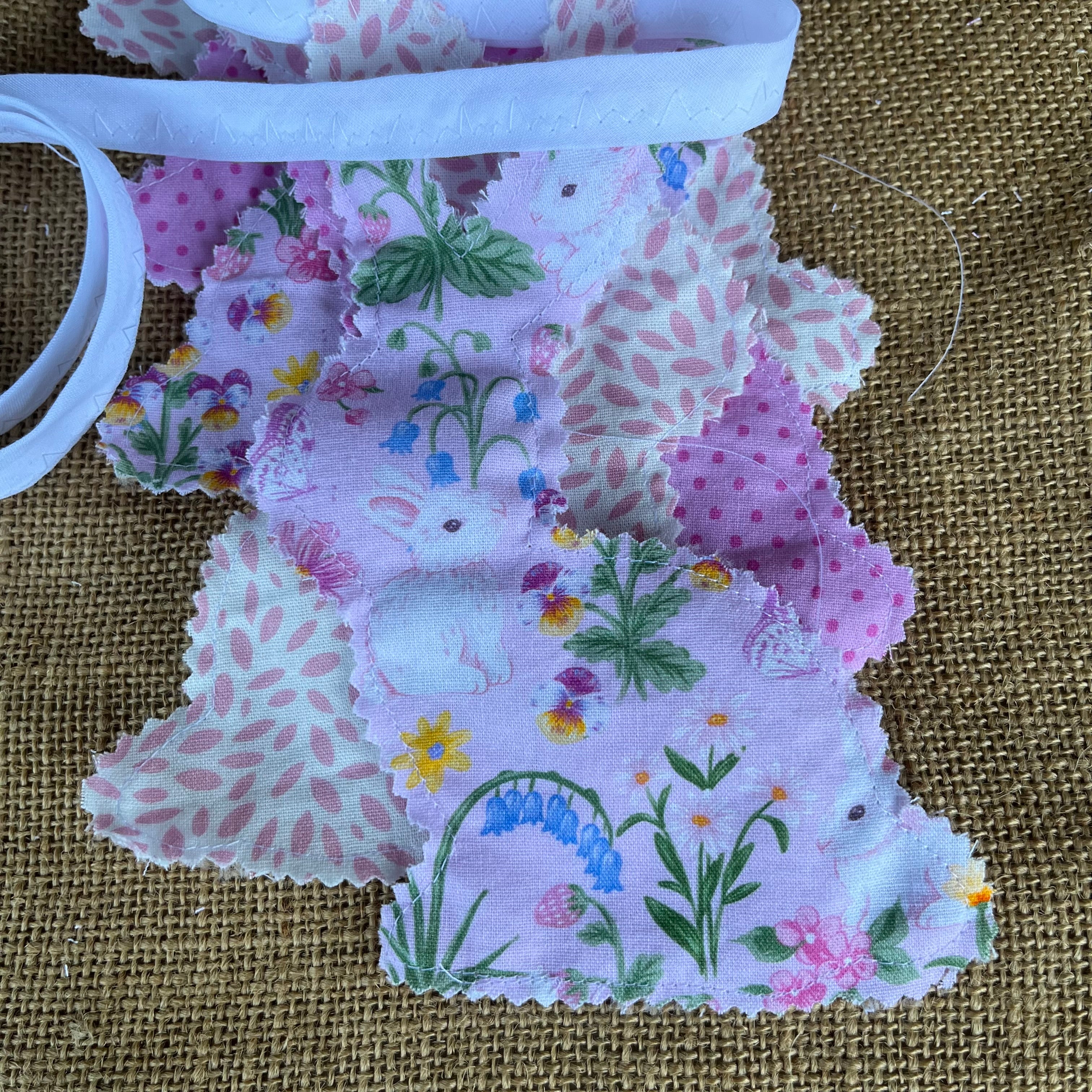 Bunny shaped bunting | pink | easter bunting | keepsake | 2.5m long