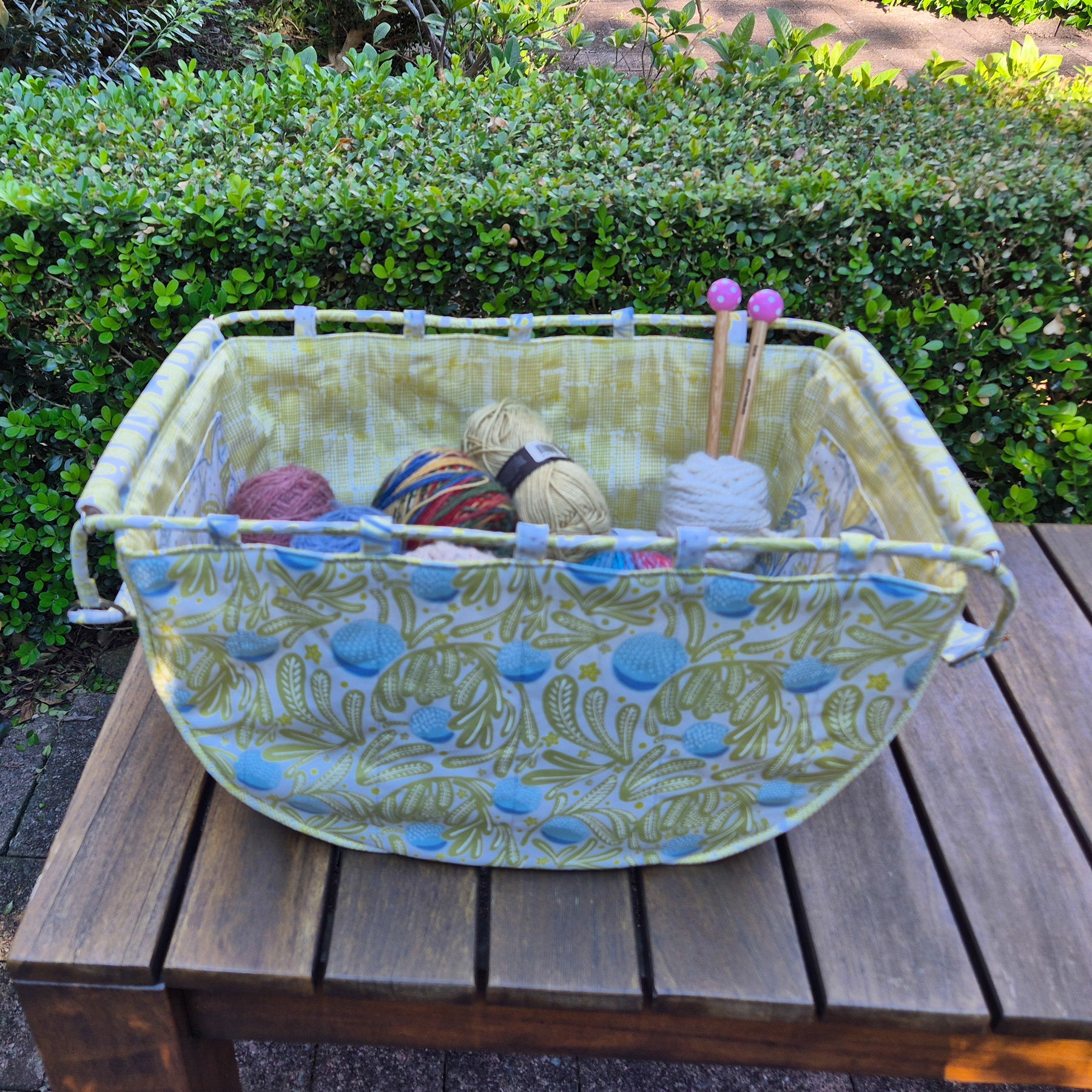 Large Knitting Project Bag – Convertible Shoulder Bag