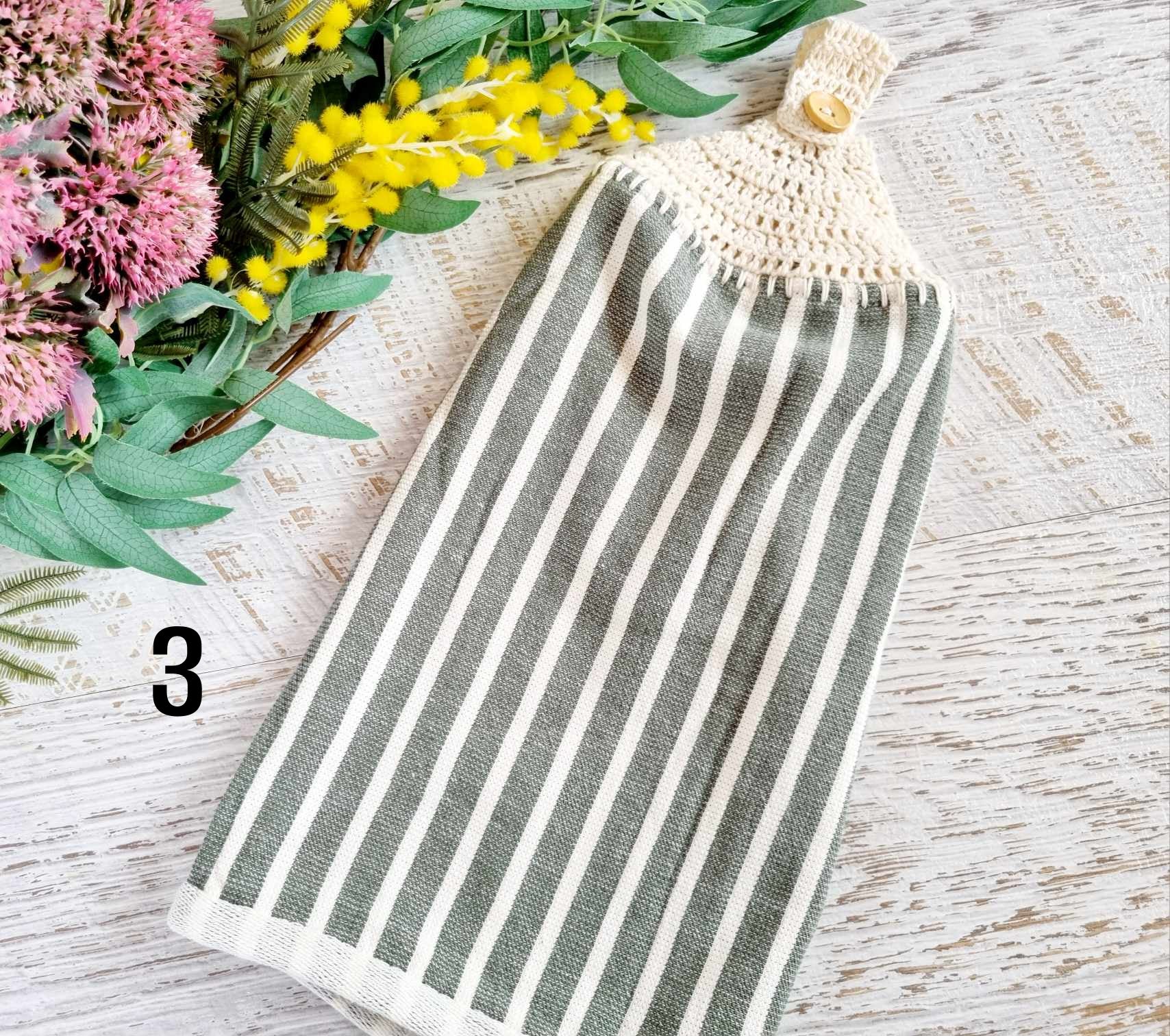 Kitchen Hand Towel | Hanging | Cotton | SINGLE LAYER | 9 Styles - 1-9
