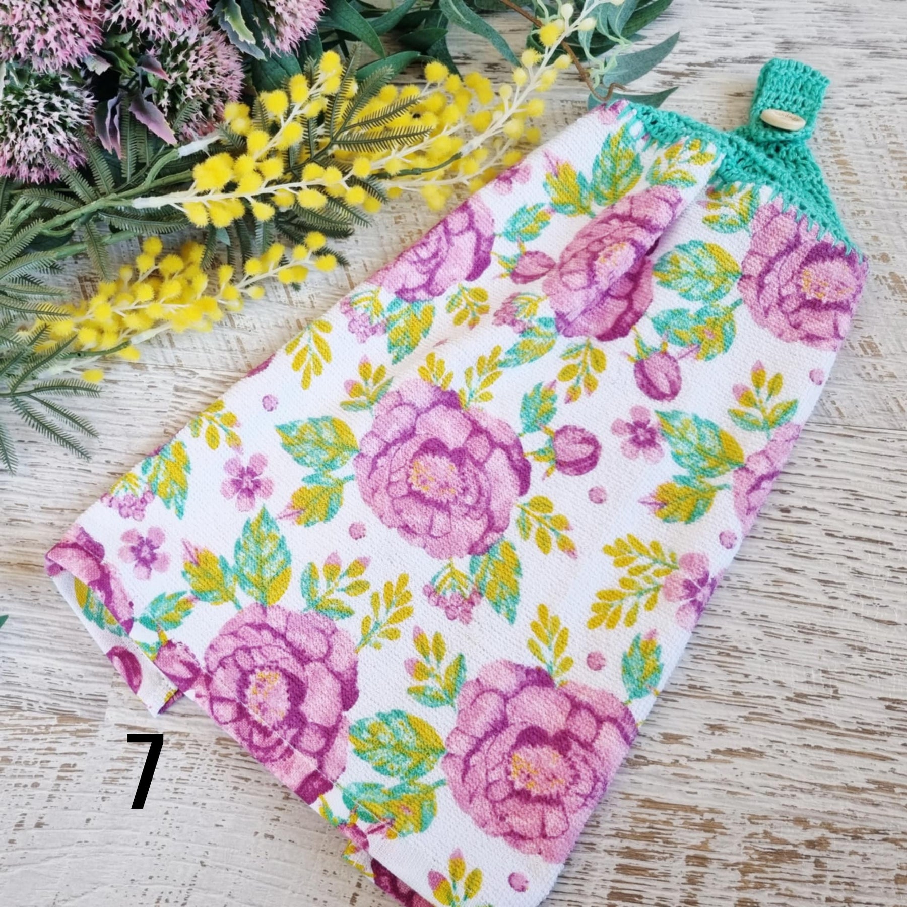 Kitchen Hand Towel | Hanging | Cotton | SINGLE LAYER | 9 Styles - 1-9