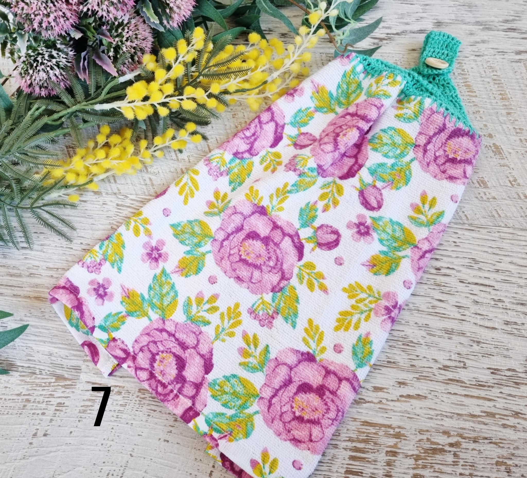 Kitchen Hand Towel | Hanging | Cotton | SINGLE LAYER | 9 Styles - 1-9