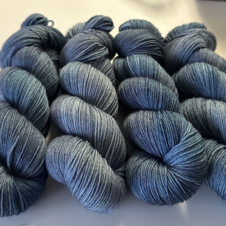 Petrol - 4ply Deluxe Hand Dyed Sock Yarn