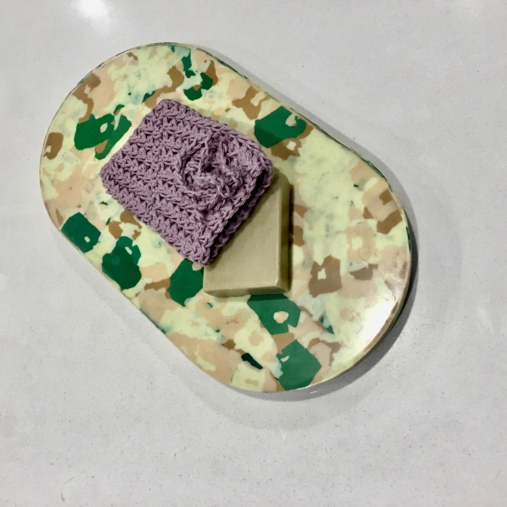 Crocheted Eco-Friendly Bathroom Collection - Soap Sock