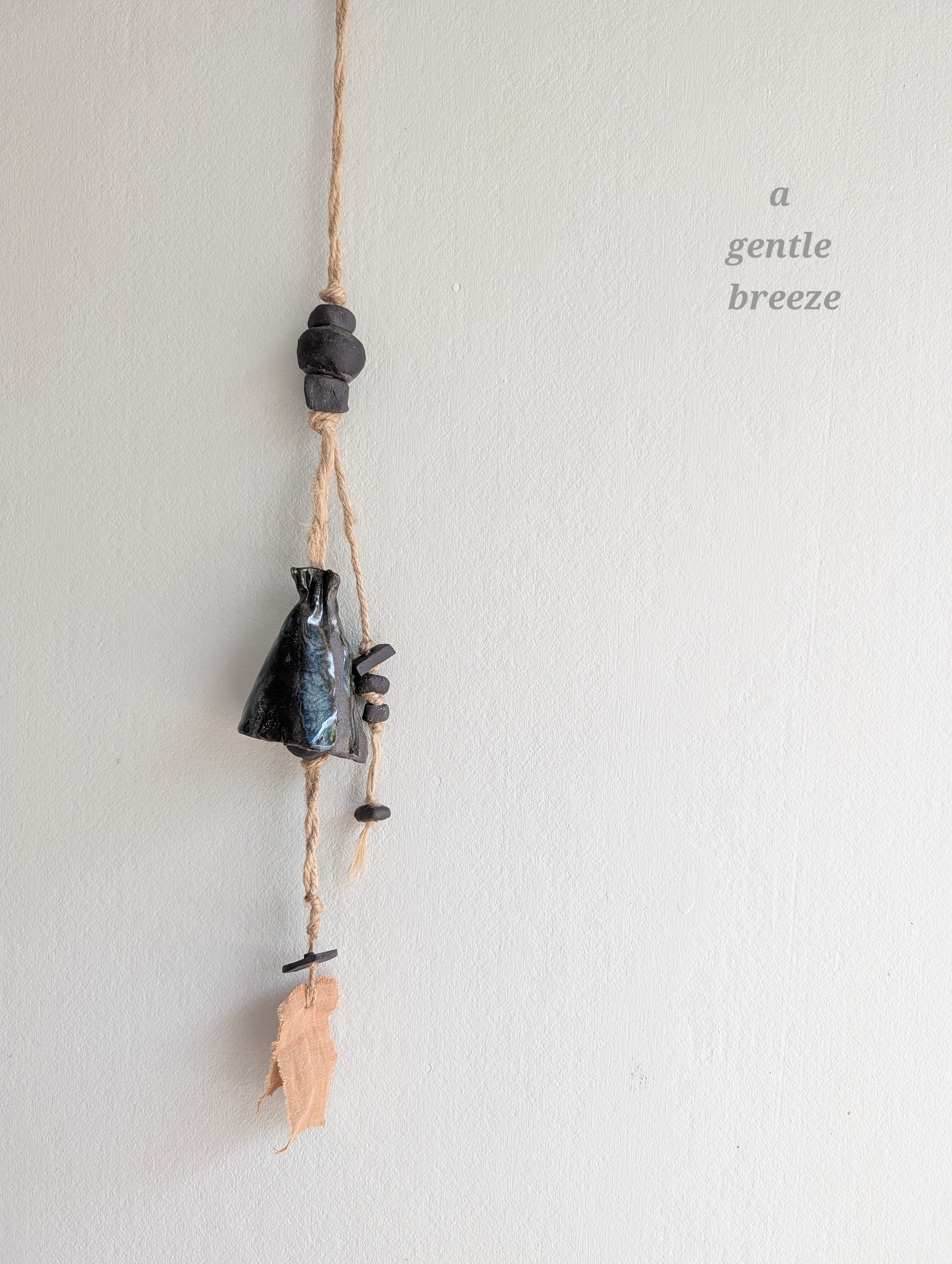 Ceramic Hanging Bell - for calm, natural homes