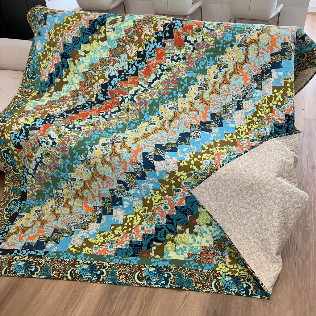 handmade patchwork quilt australia - queen sized