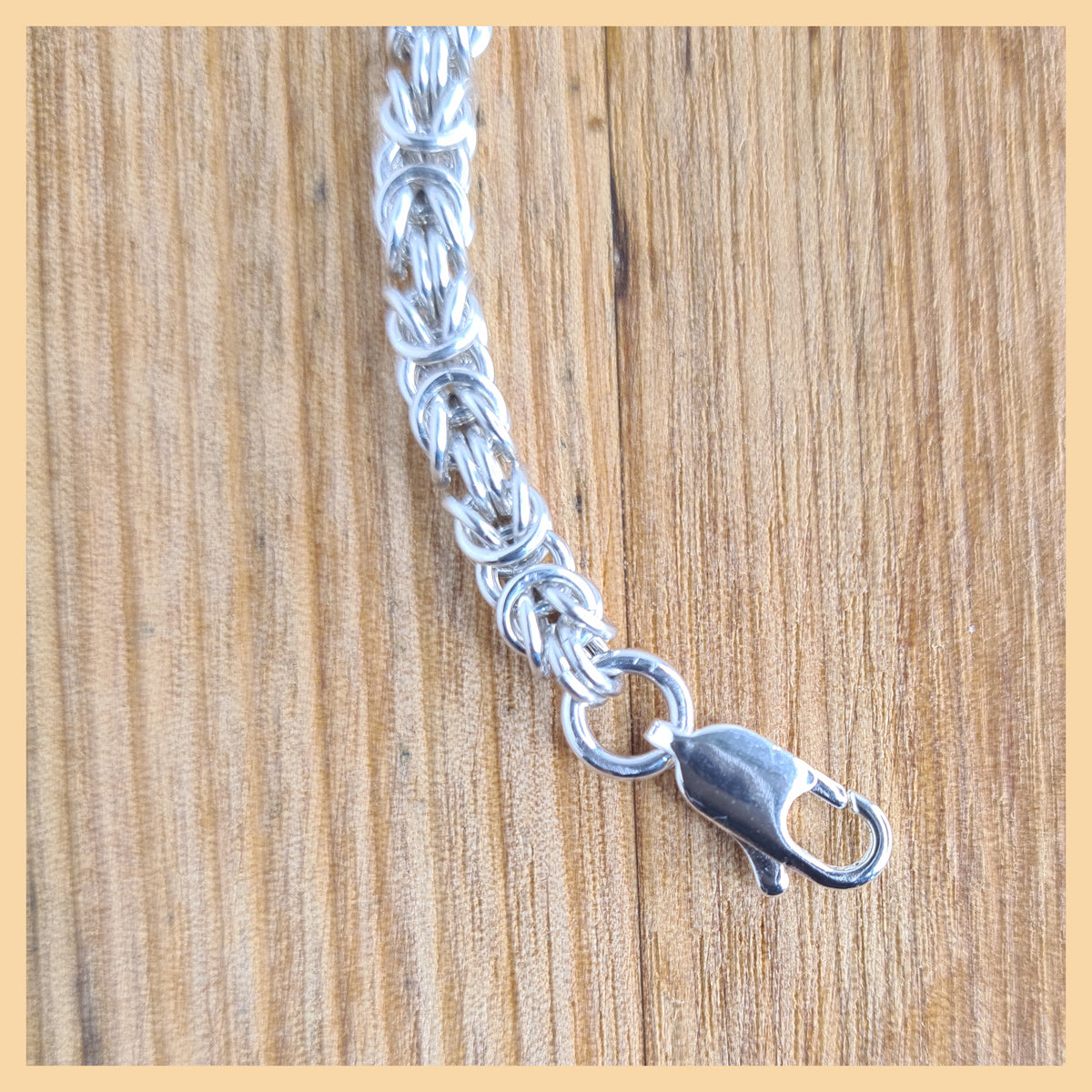 Chainmaille Byzantine Weave Bracelet