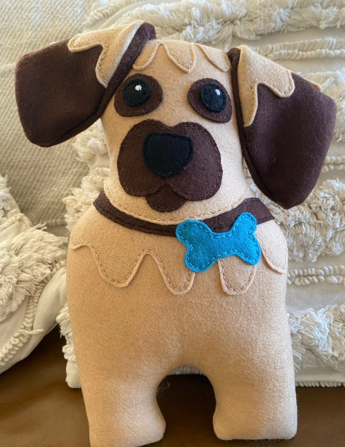 My dog soft toy.  Be mine
