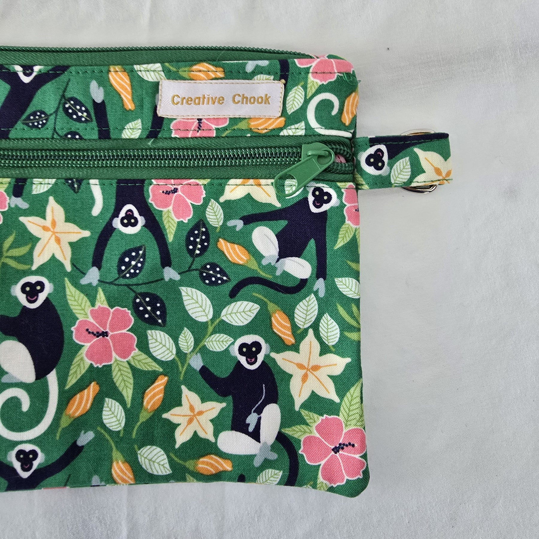Handmade | Jungle Themed | Double Zippered | Pencil Case
