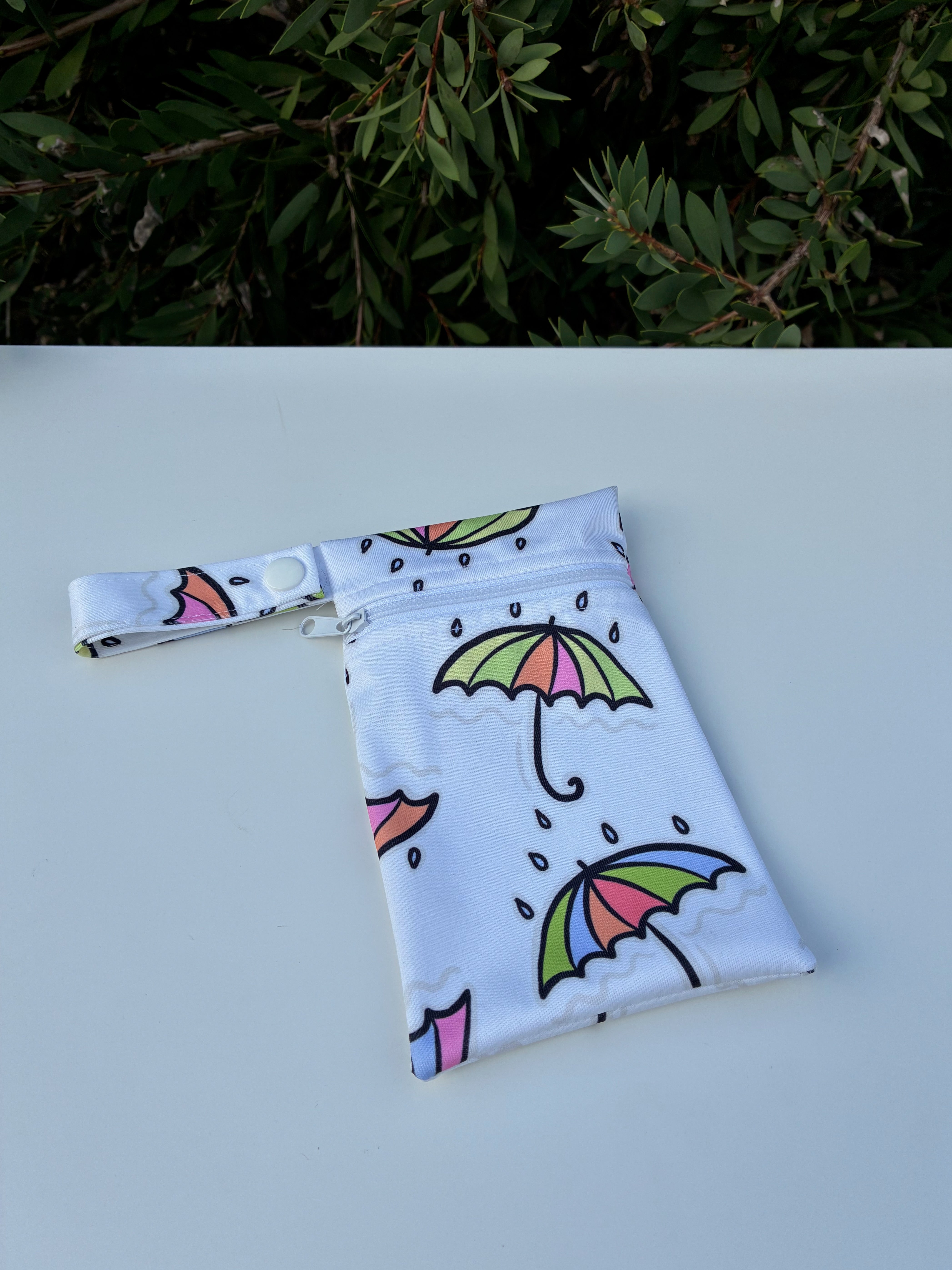 READY MADE Water-resistant wet bags - Spring - Umbrellas (Simone Pook)  | Ready to ship | FREE Postage