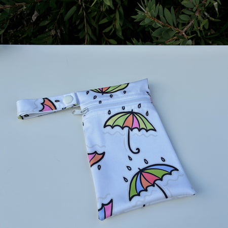 READY MADE Water-resistant wet bags - Spring - Umbrellas (Simone Pook)  | Ready to ship | FREE Postage