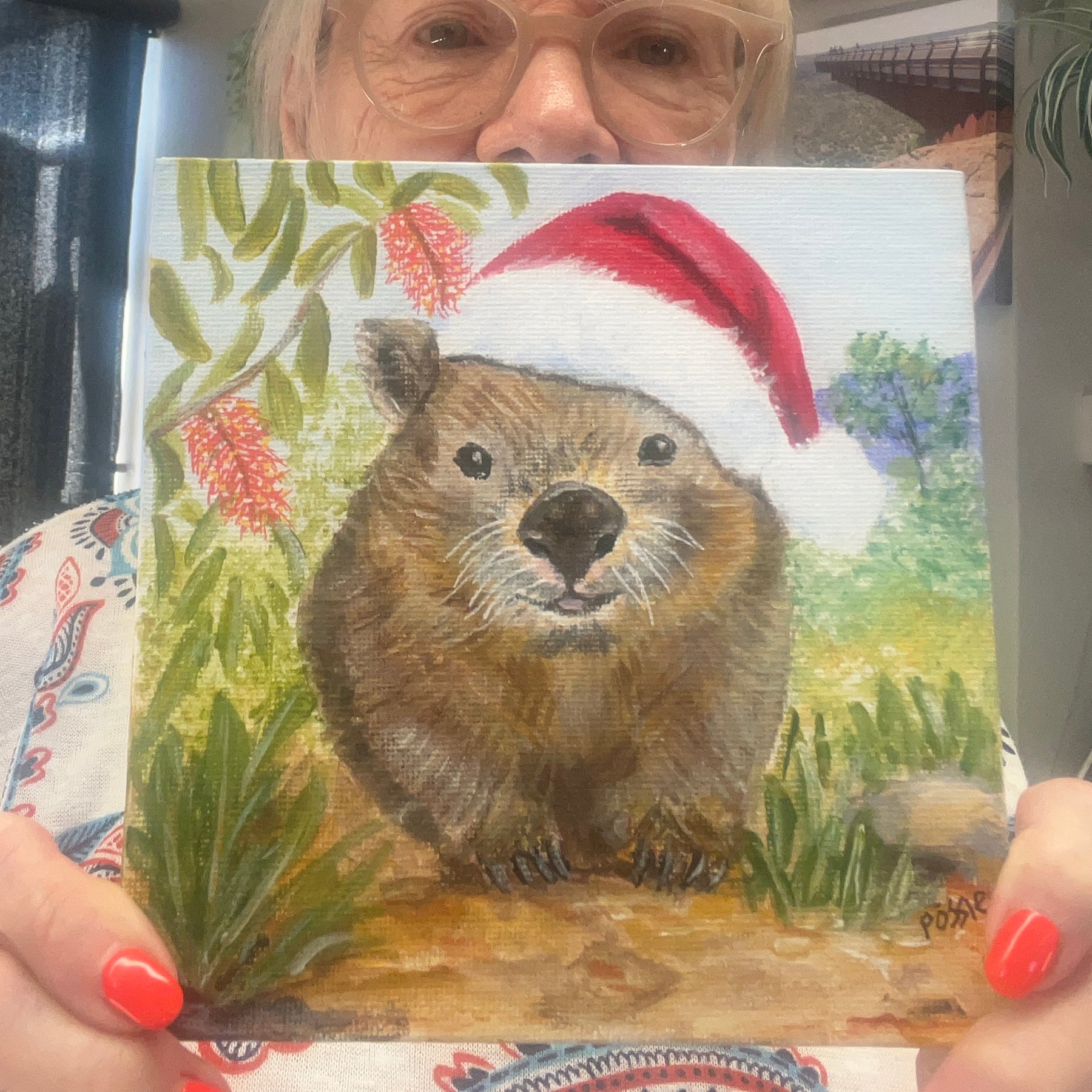 The Christmas Wombat