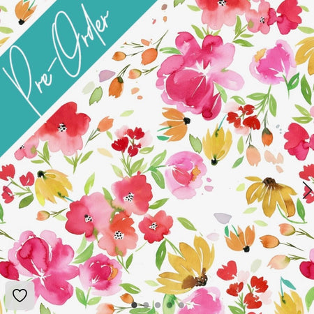 PRE-ORDER Water-resistant wet bags - Smells Like Spring Watercolor Floral (Ninola Design)
