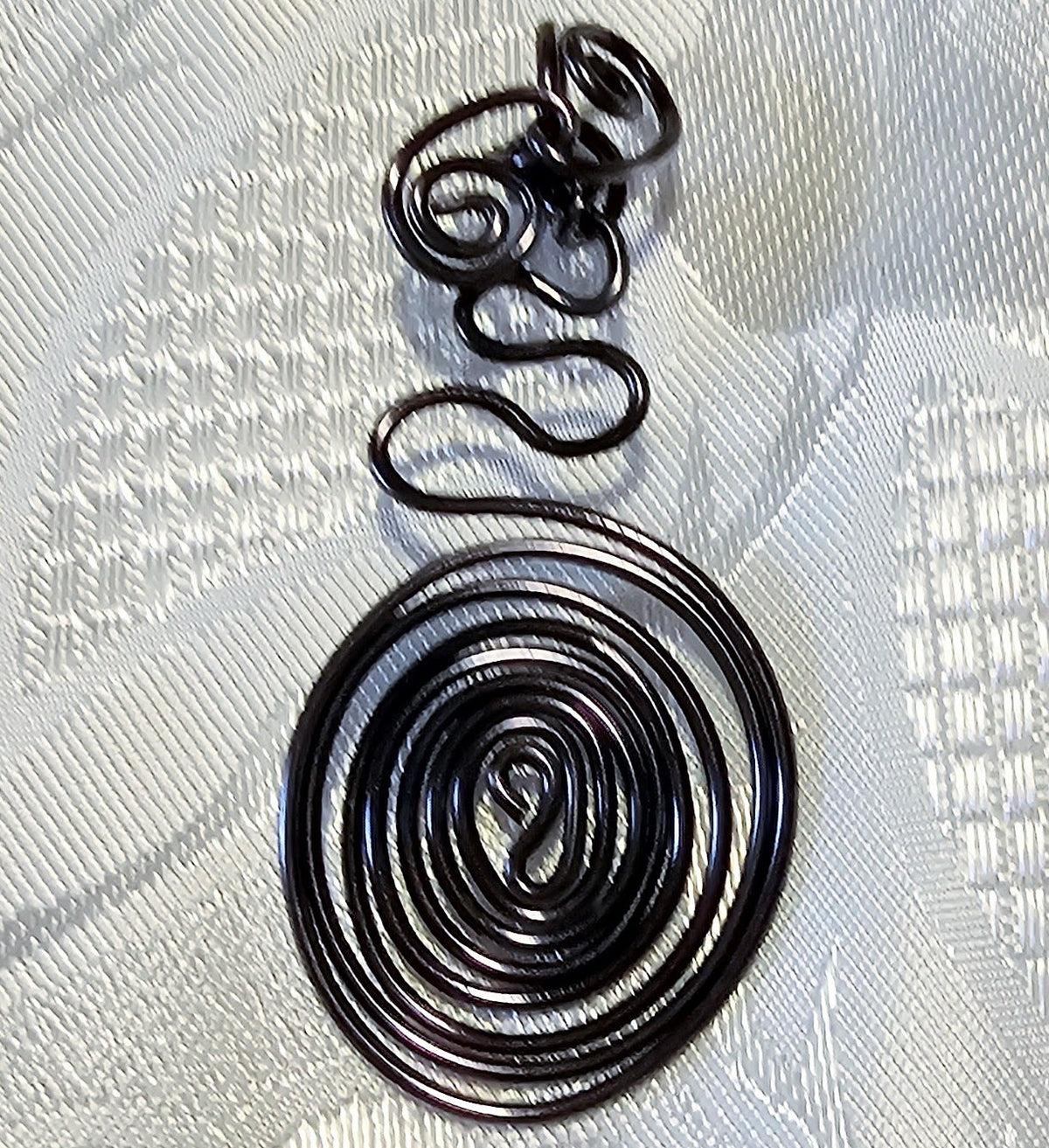 Handmade Black Wirework Pendant FREE POST