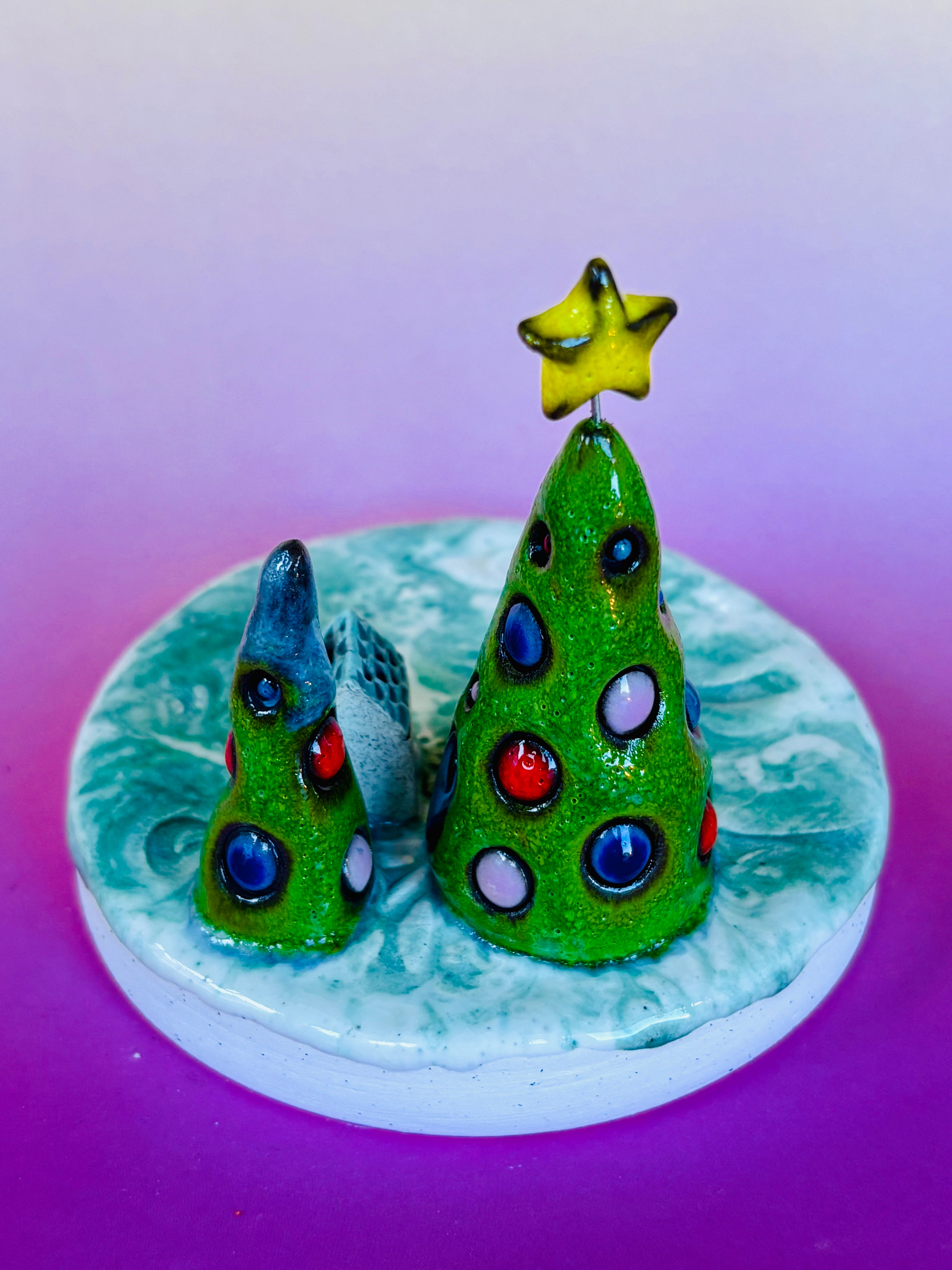 Handmade Earthenware Ceramic Tealight Holder 5