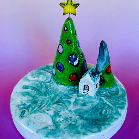 Handmade Earthenware Ceramic Tealight Holder 5