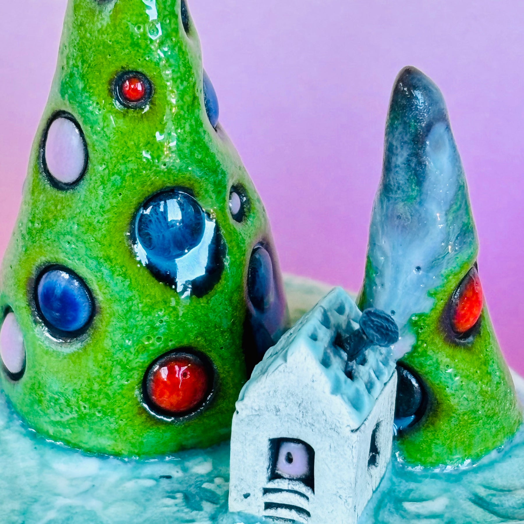 Handmade Earthenware Ceramic Tealight Holder 5