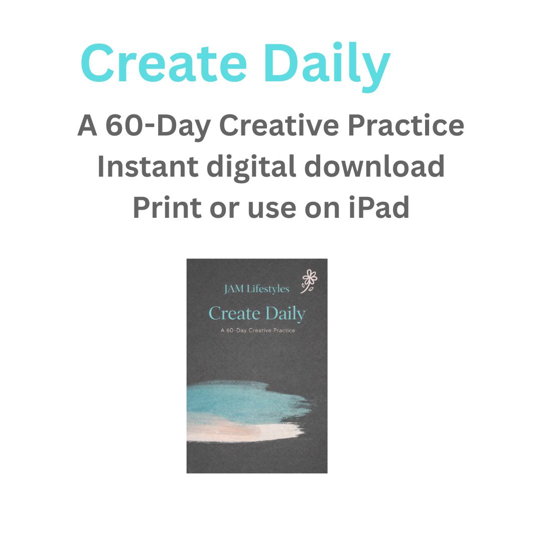 Create Daily Art Journal. A 60 day creative practice to encourage your creativity - Digital download version