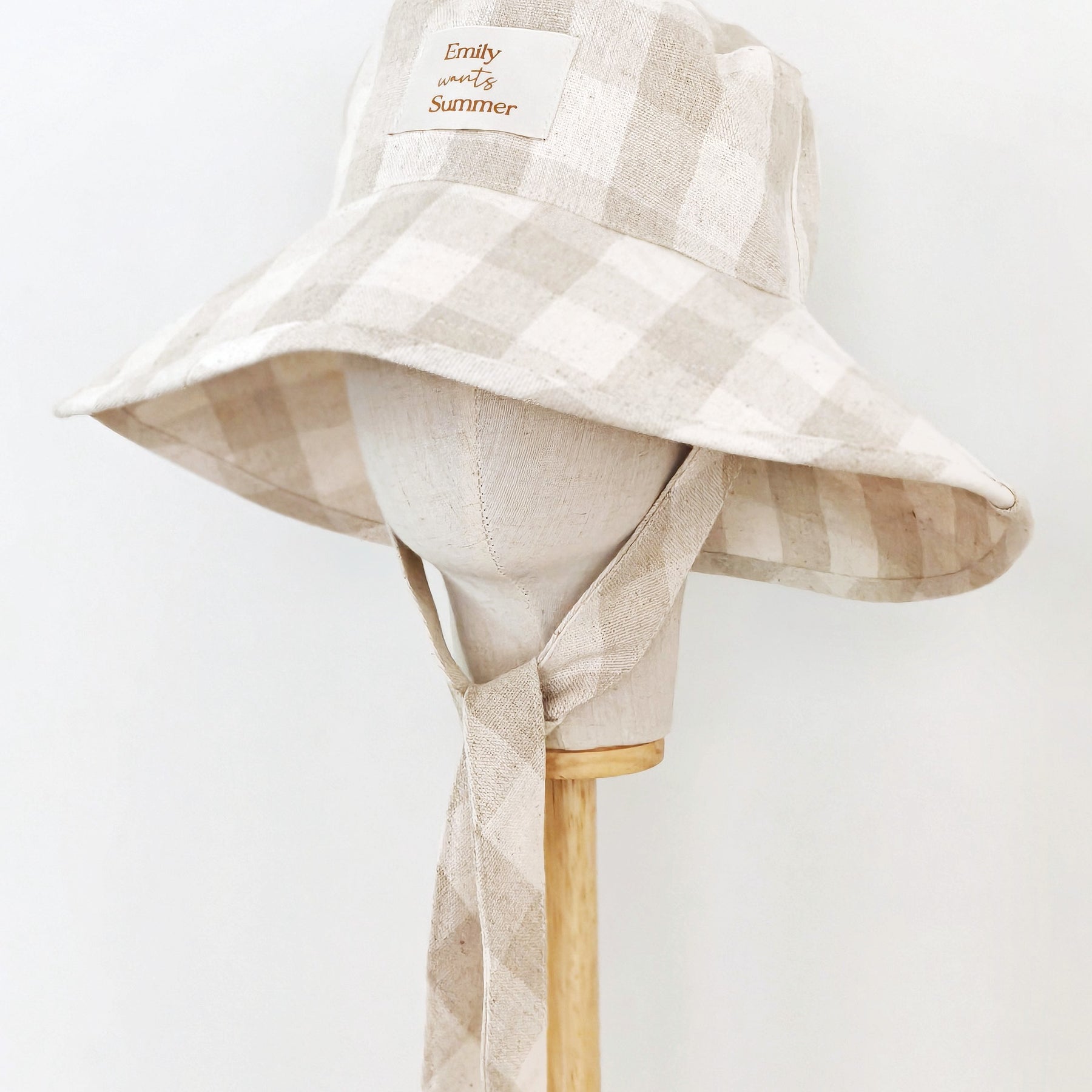 Adult Wide Brim Cotton Summer Sun Hat
