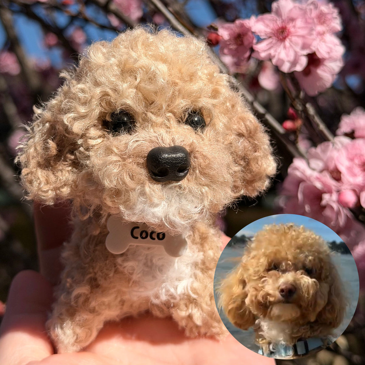 Custom Dog Replica from Photo, Poseable Art Doll, Pet Memorial Keepsake - Handmade Soft Sculpture, Personalised Plushie Ornament