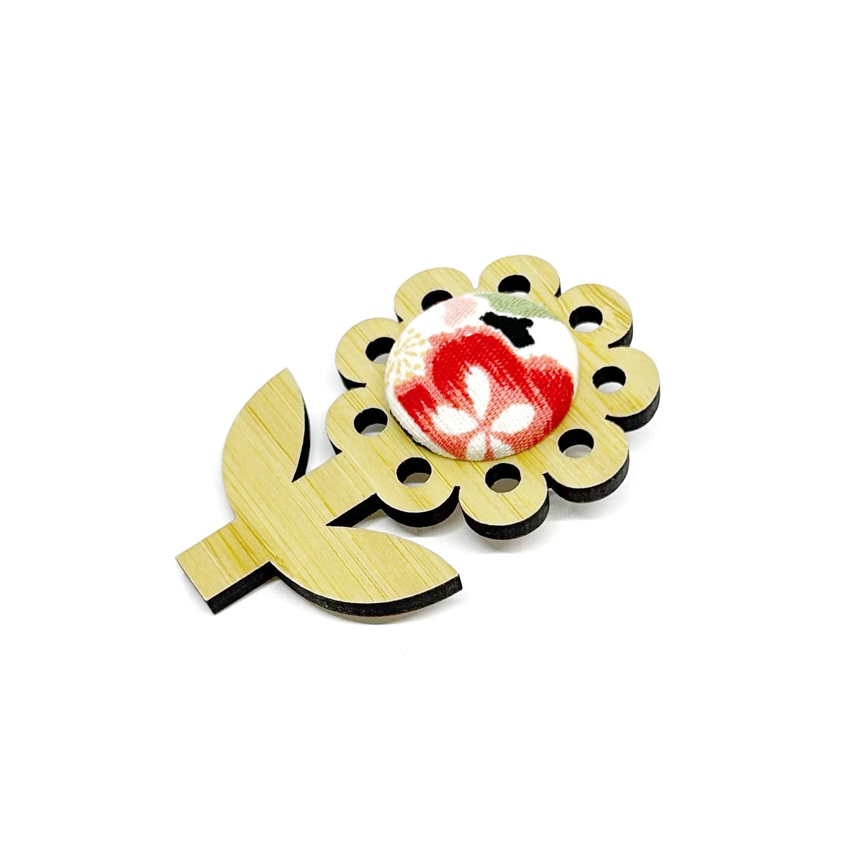 Kimono Brooches - Birdie and Sunflower