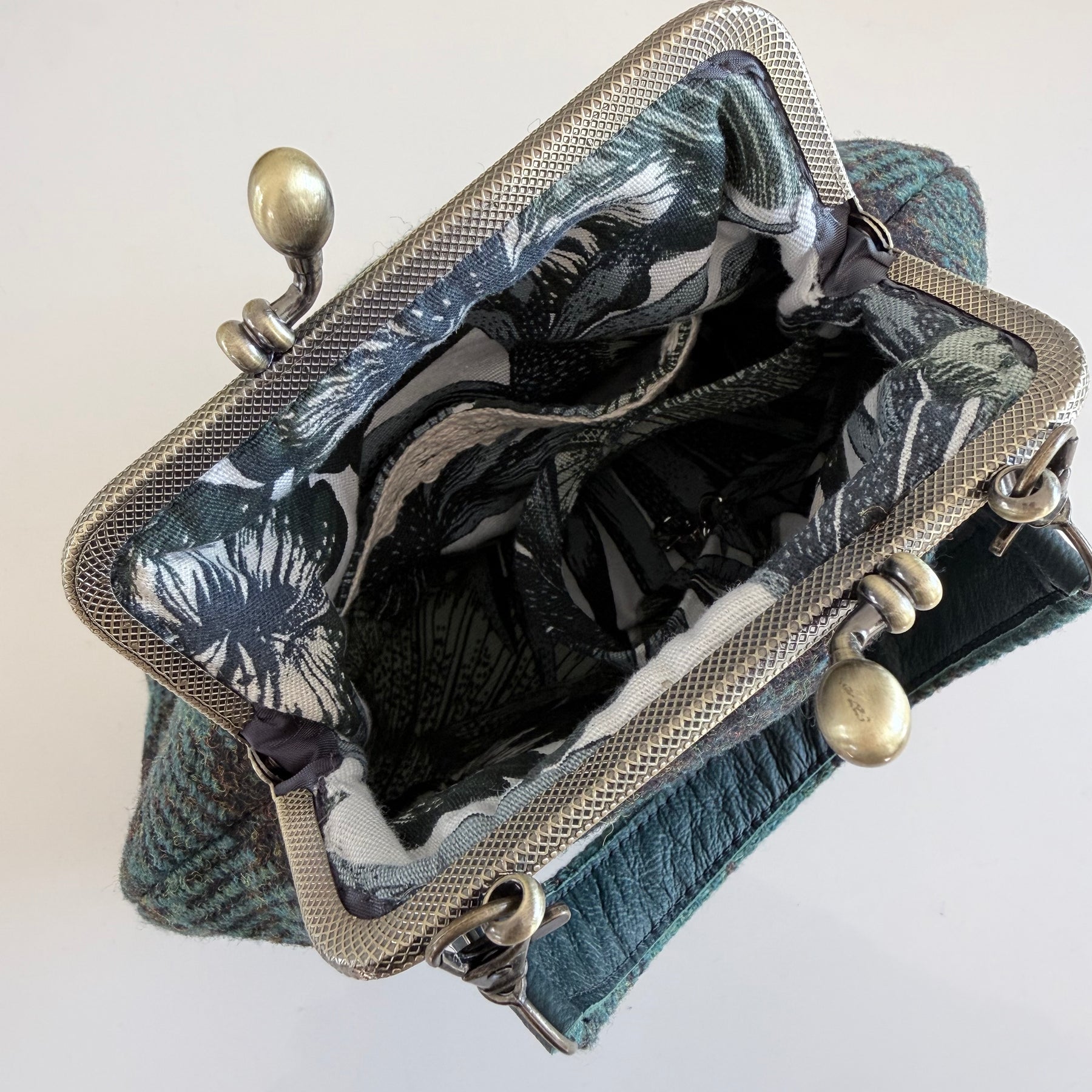 Check plaid handbag