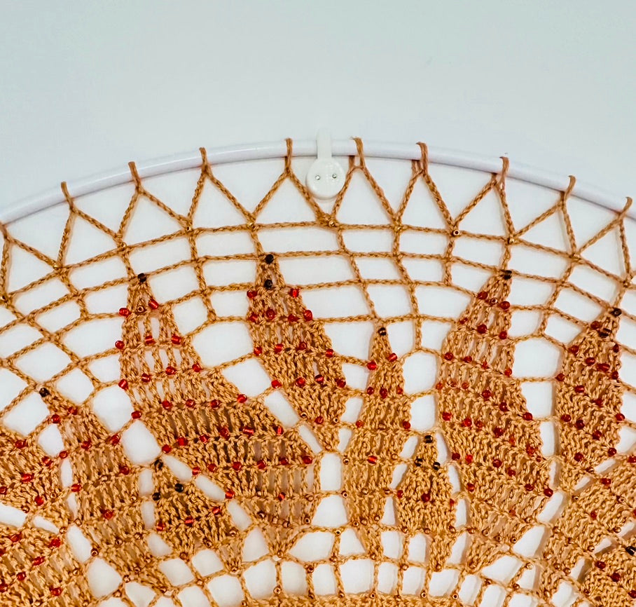 Crocheted Sun Mandala