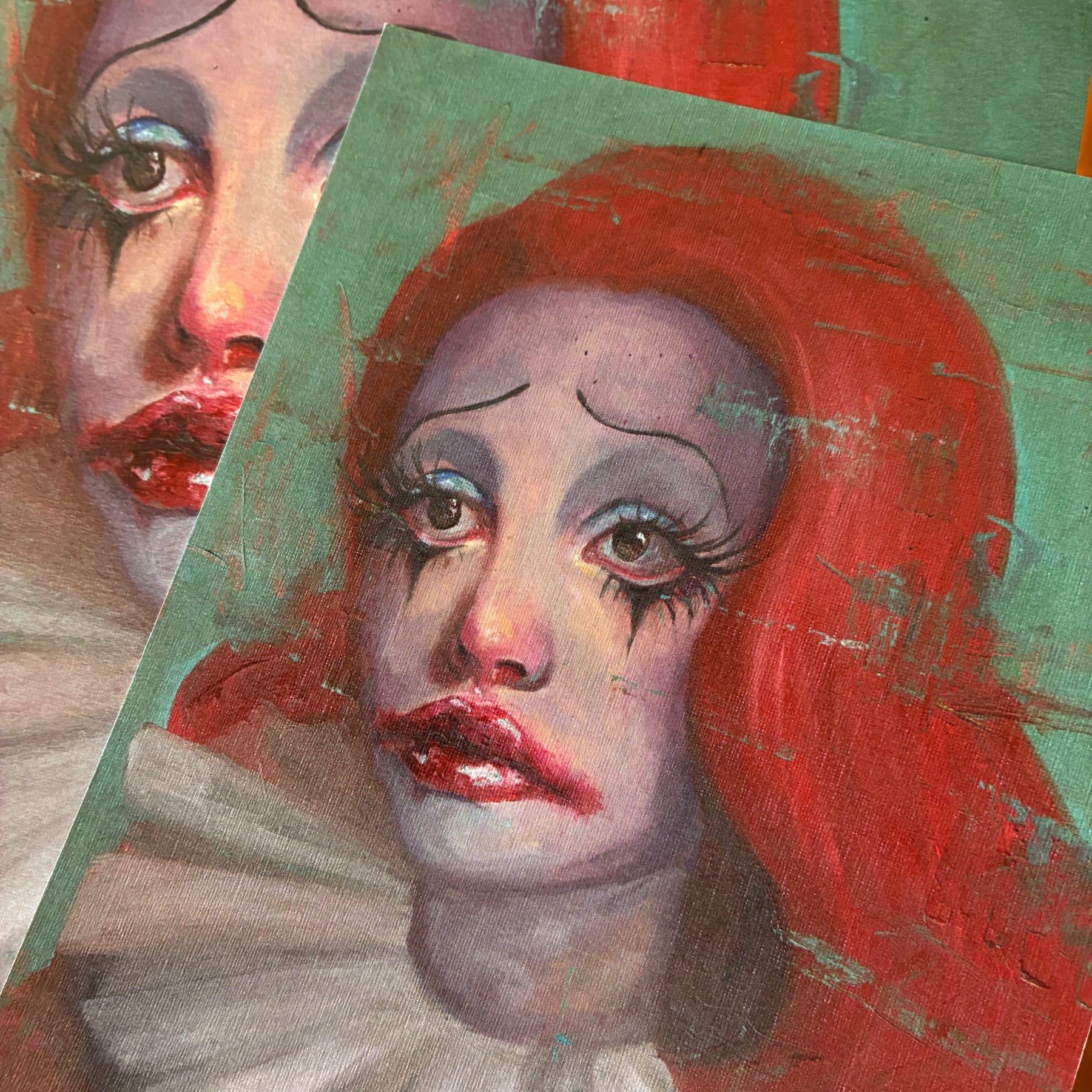 Sad Clown Art print