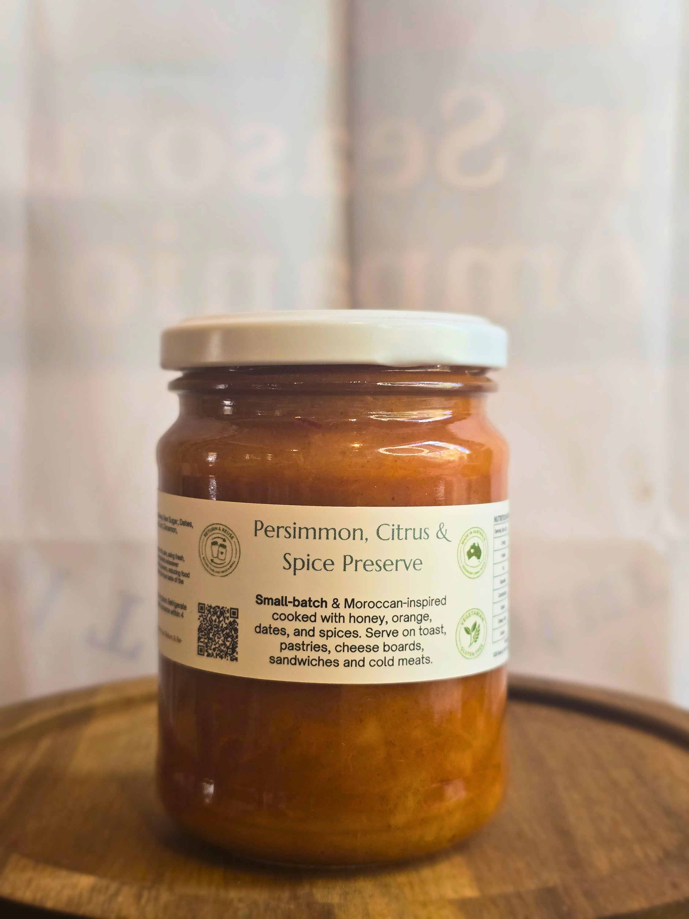 Persimmon, Citrus & Spice Preserve