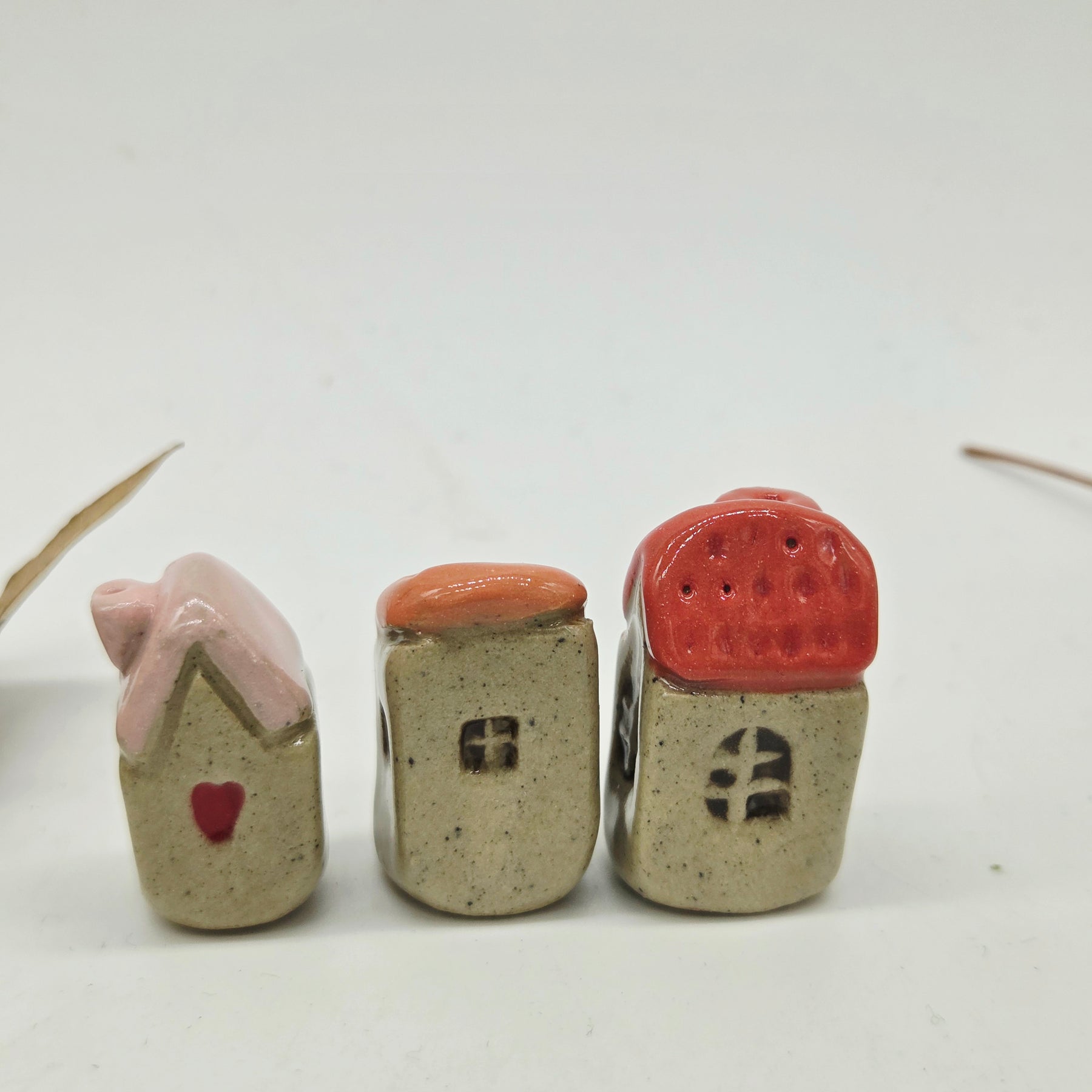 Tiny Ceramic Village - Spring Cottages