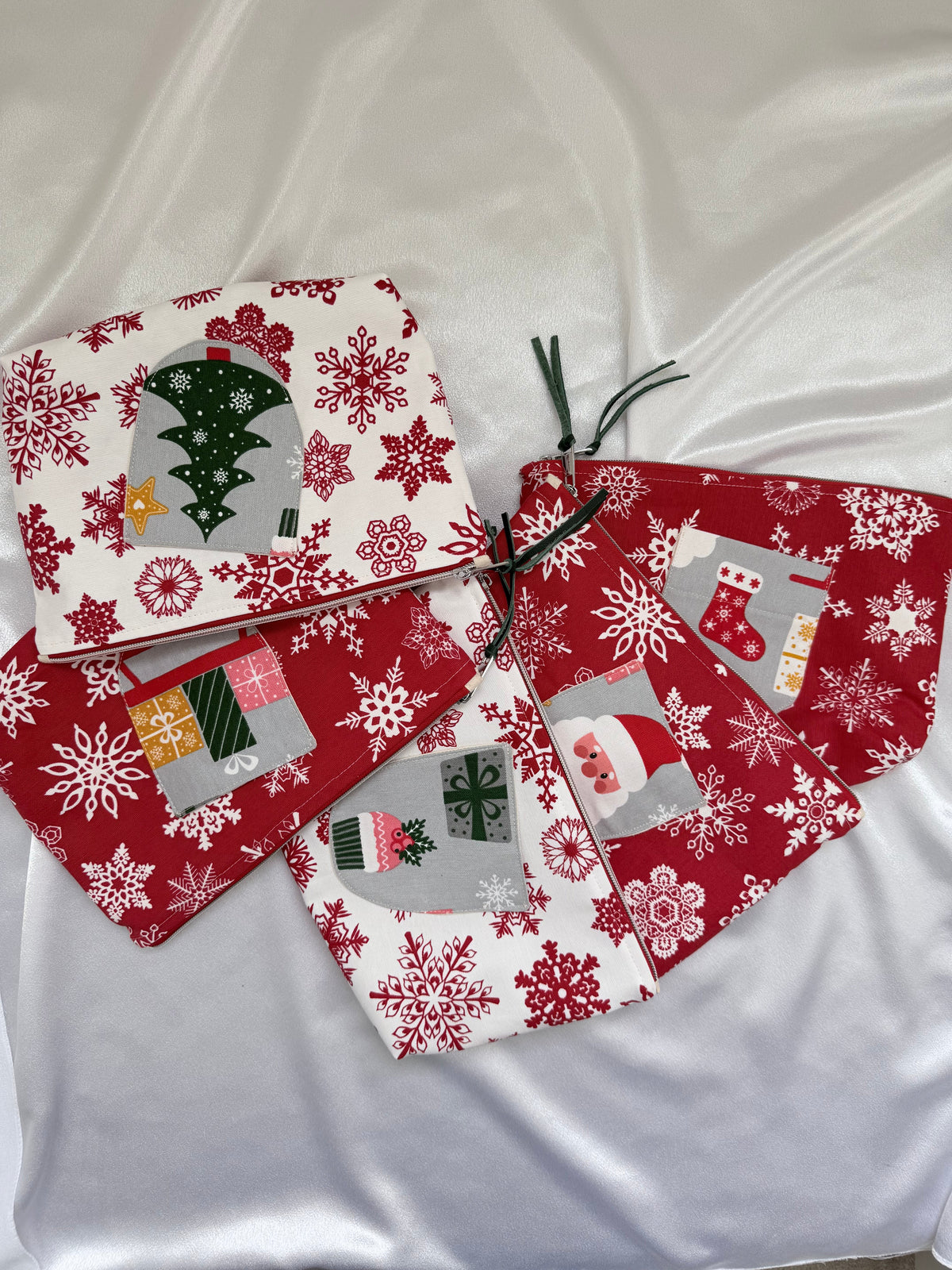 Christmas bottle bags