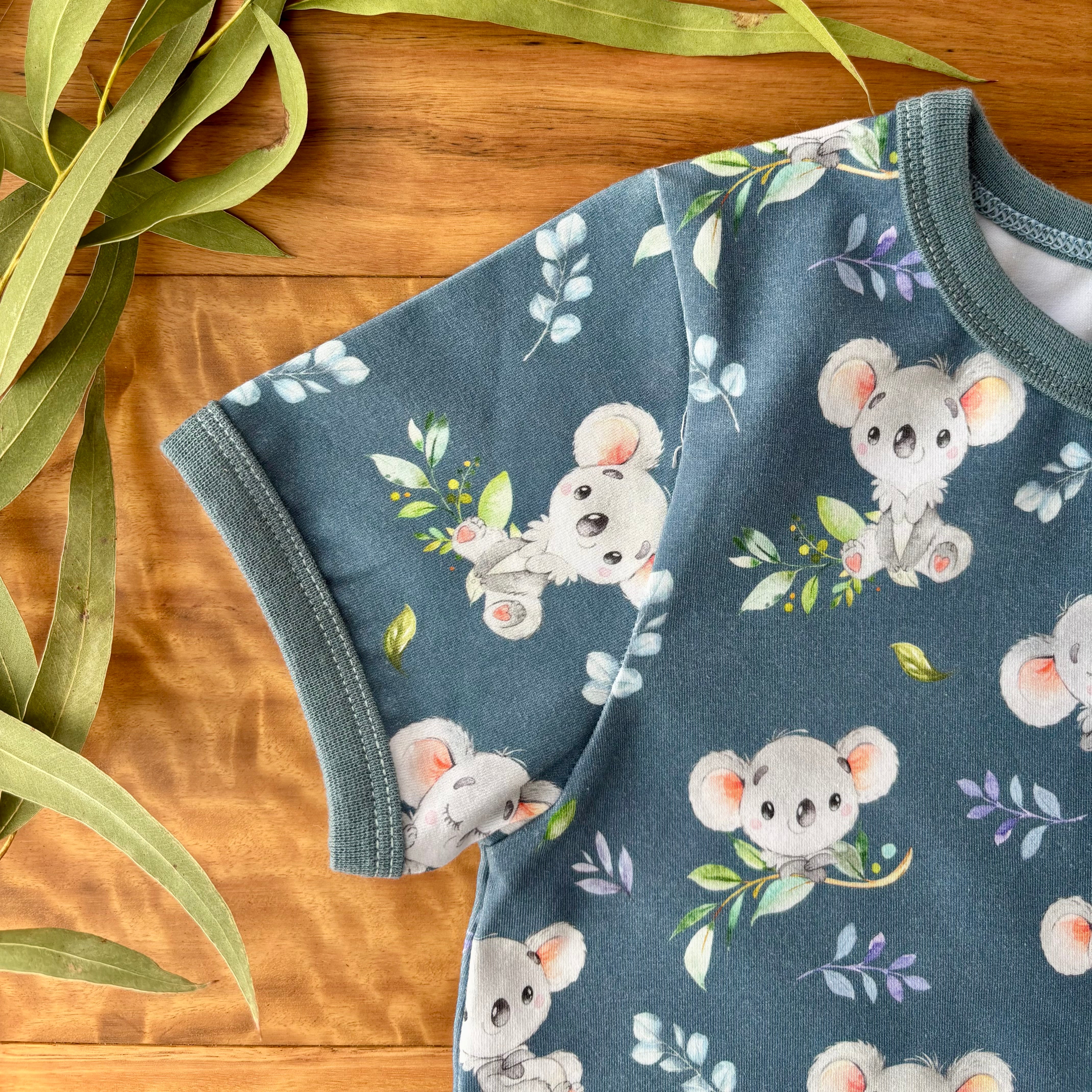 Baby and Toddler T-shirt | Happy Koalas | Size Newborn to 5 | Made to order