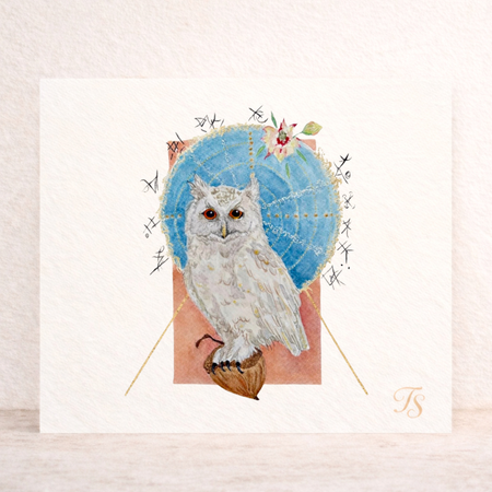 Spirit Guide Portrait - Soul Art Watercolour
